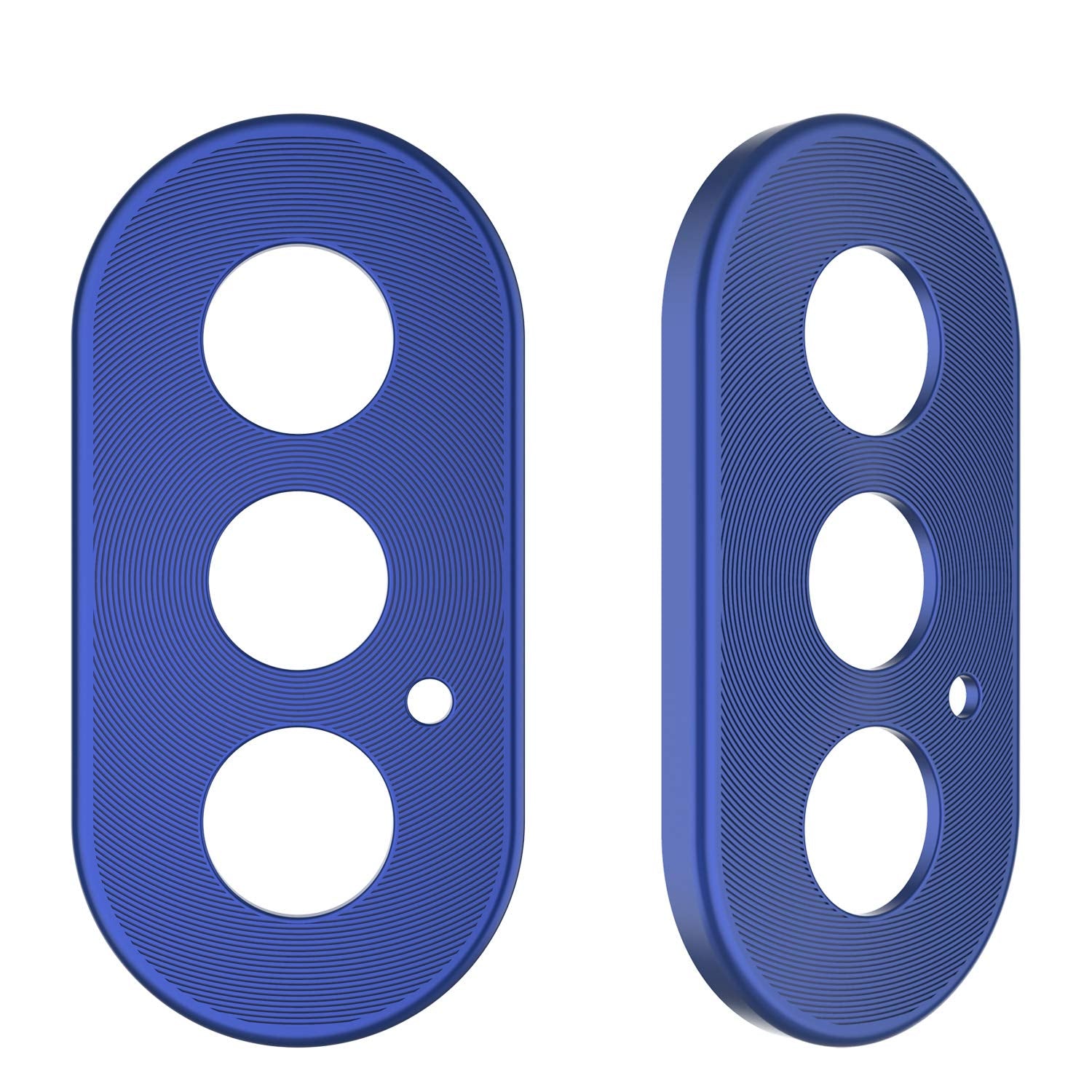 Punkcase iPhone XS Camera Protector Ring [Blue]