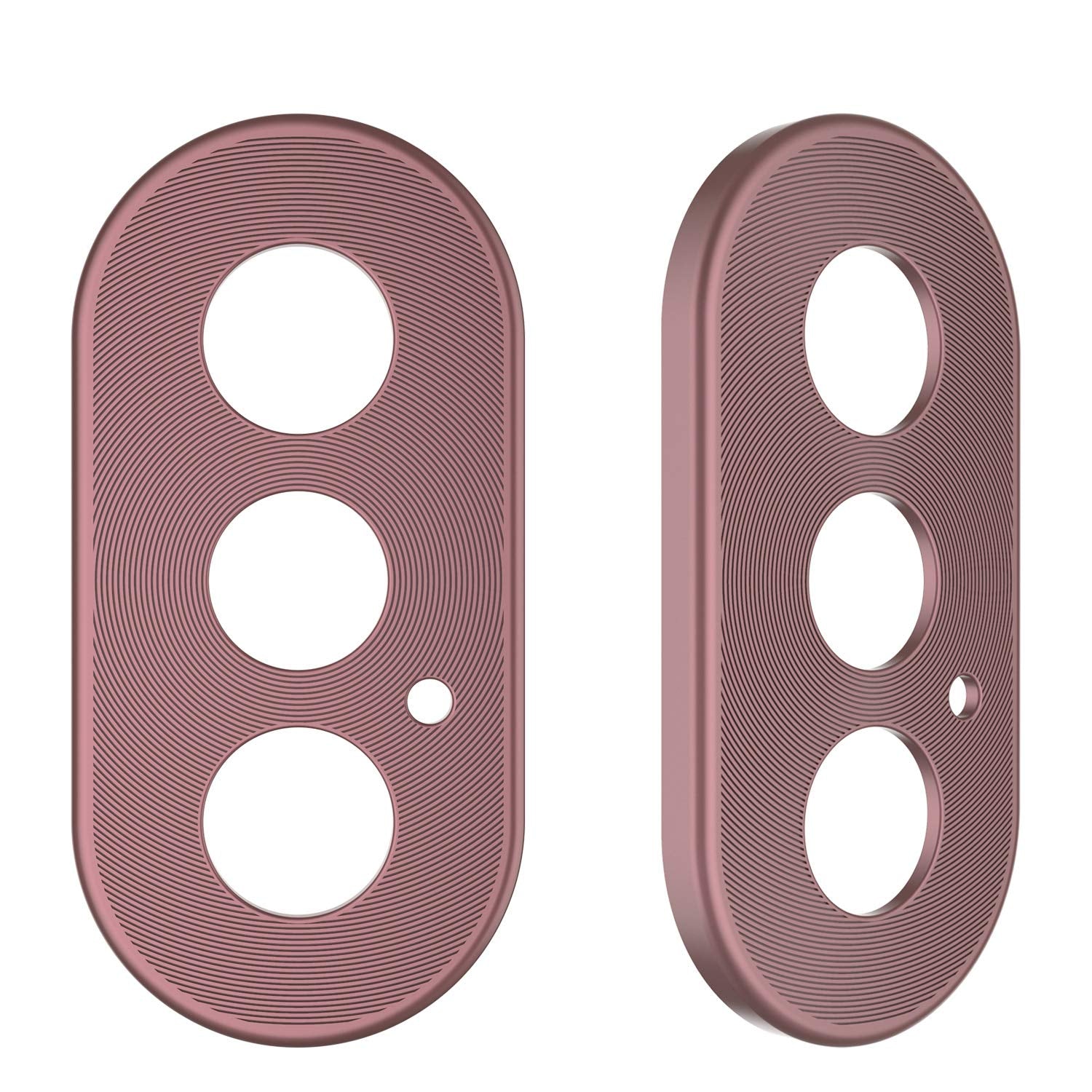 Punkcase iPhone XS Max Camera Protector Ring [Rose-Gold]
