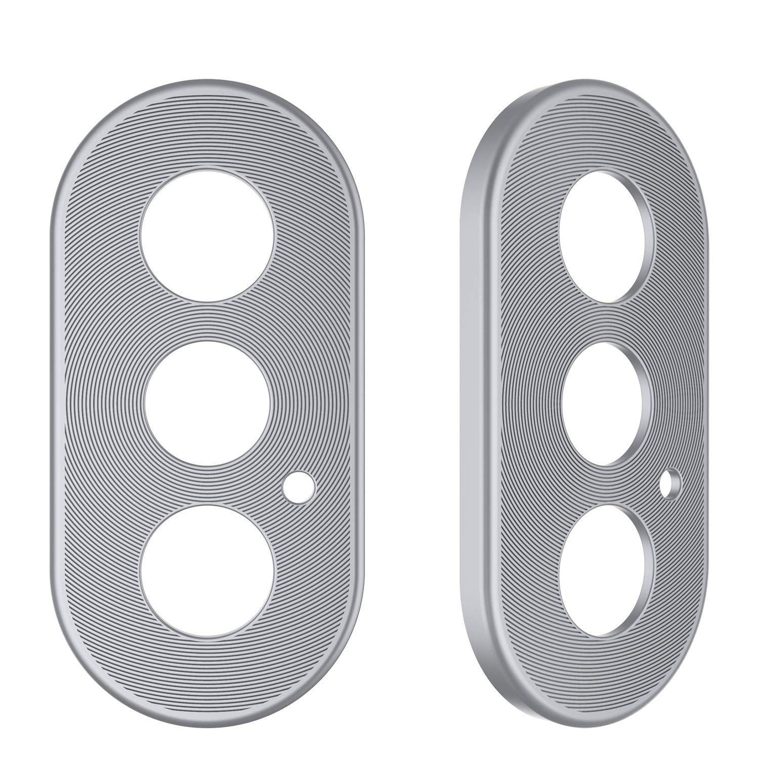 Punkcase iPhone XS Max Camera Protector Ring [Silver]