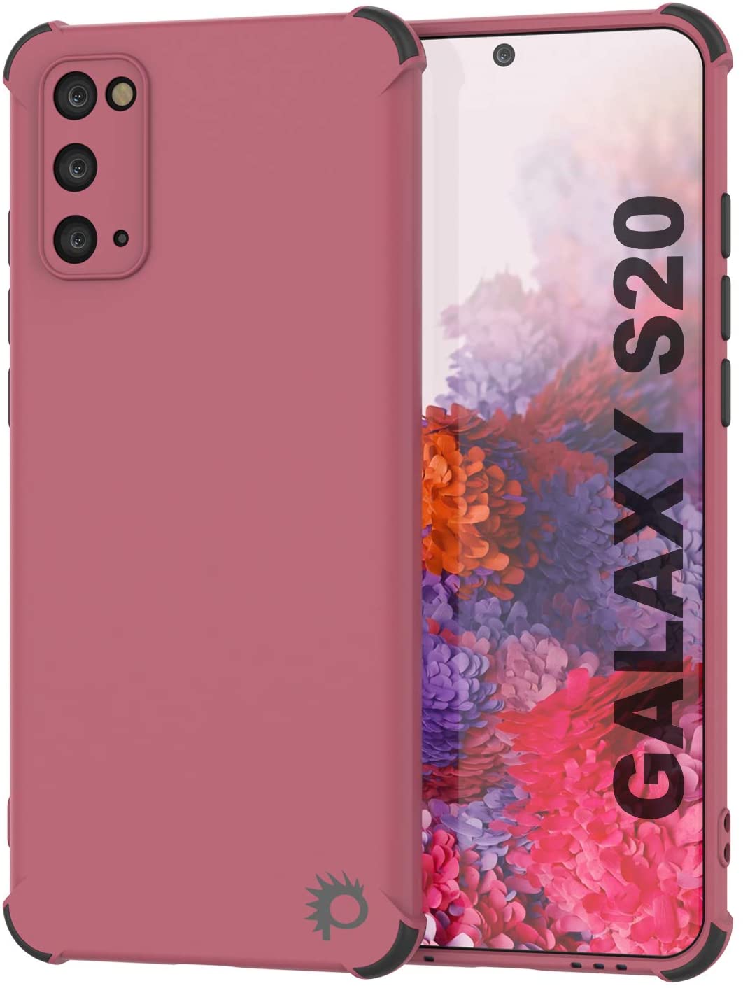 Punkcase Protective & Lightweight TPU Case [Sunshine Series] for Galaxy S20 [Rose]