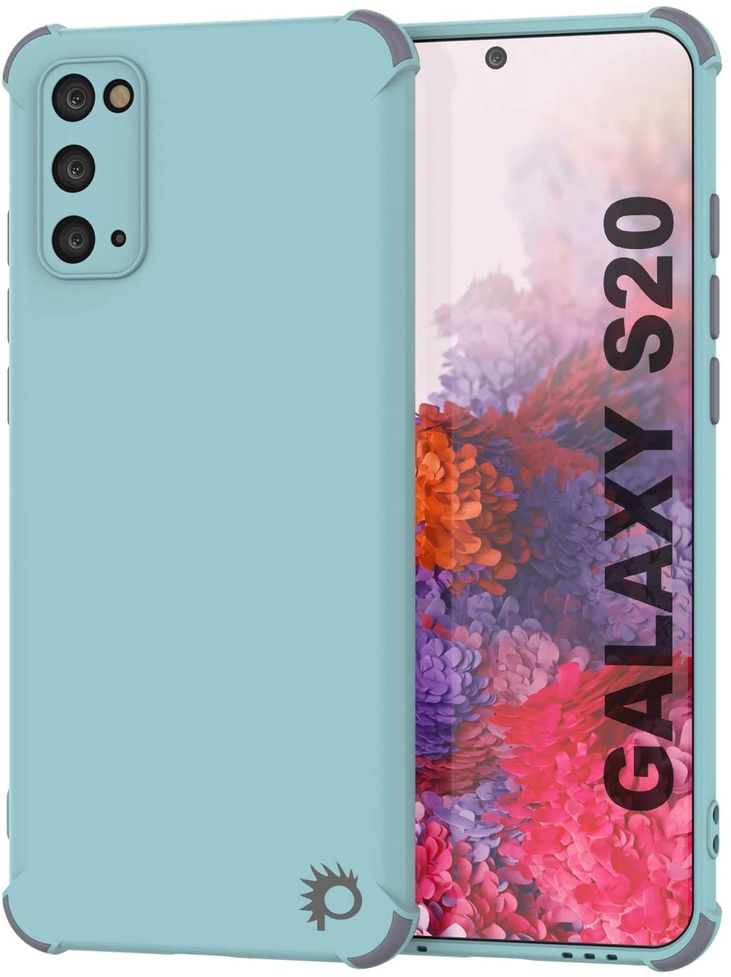 Punkcase Custodia Per Galaxy S20: Serie Sunshine, TPU Leggera Con Angoli Ammortizzanti, Colore Teal