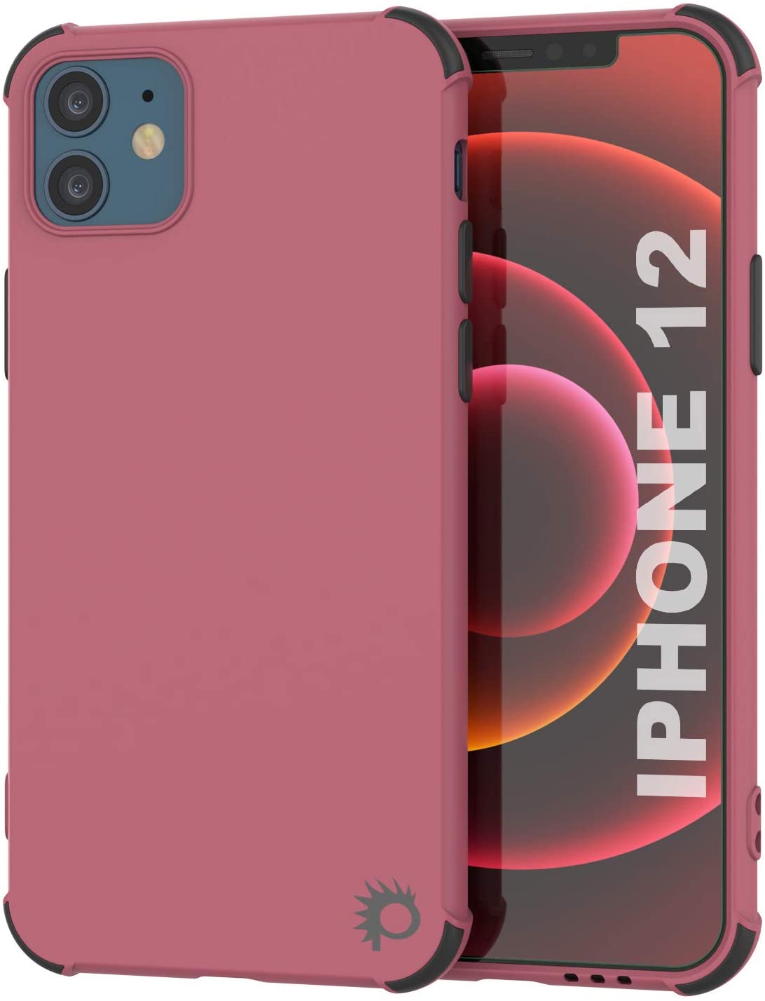 Punkcase Protective & Lightweight TPU Case [Sunshine Series] for iPhone 12 [Rose]