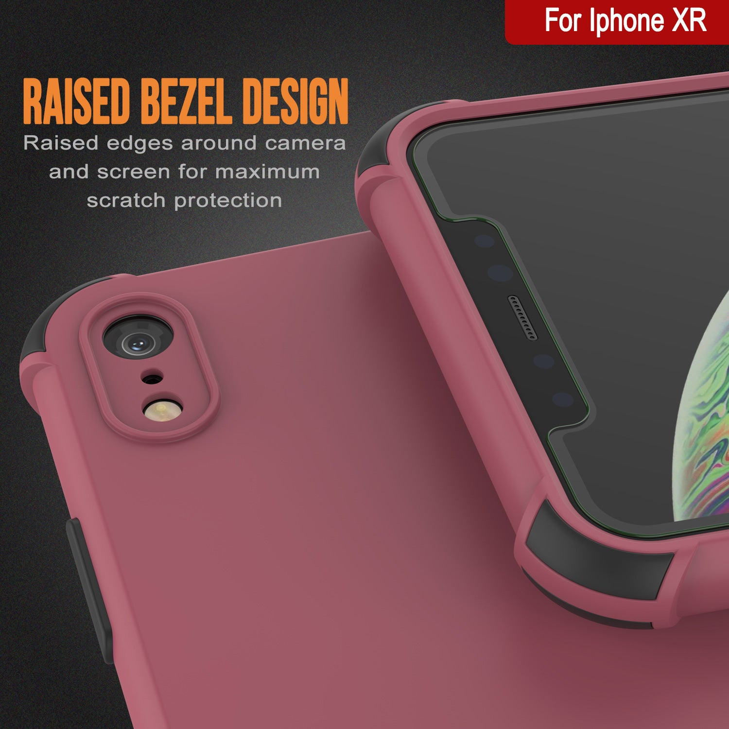 Punkcase Protective & Lightweight TPU Case [Sunshine Series] for iPhone XR [Rose]