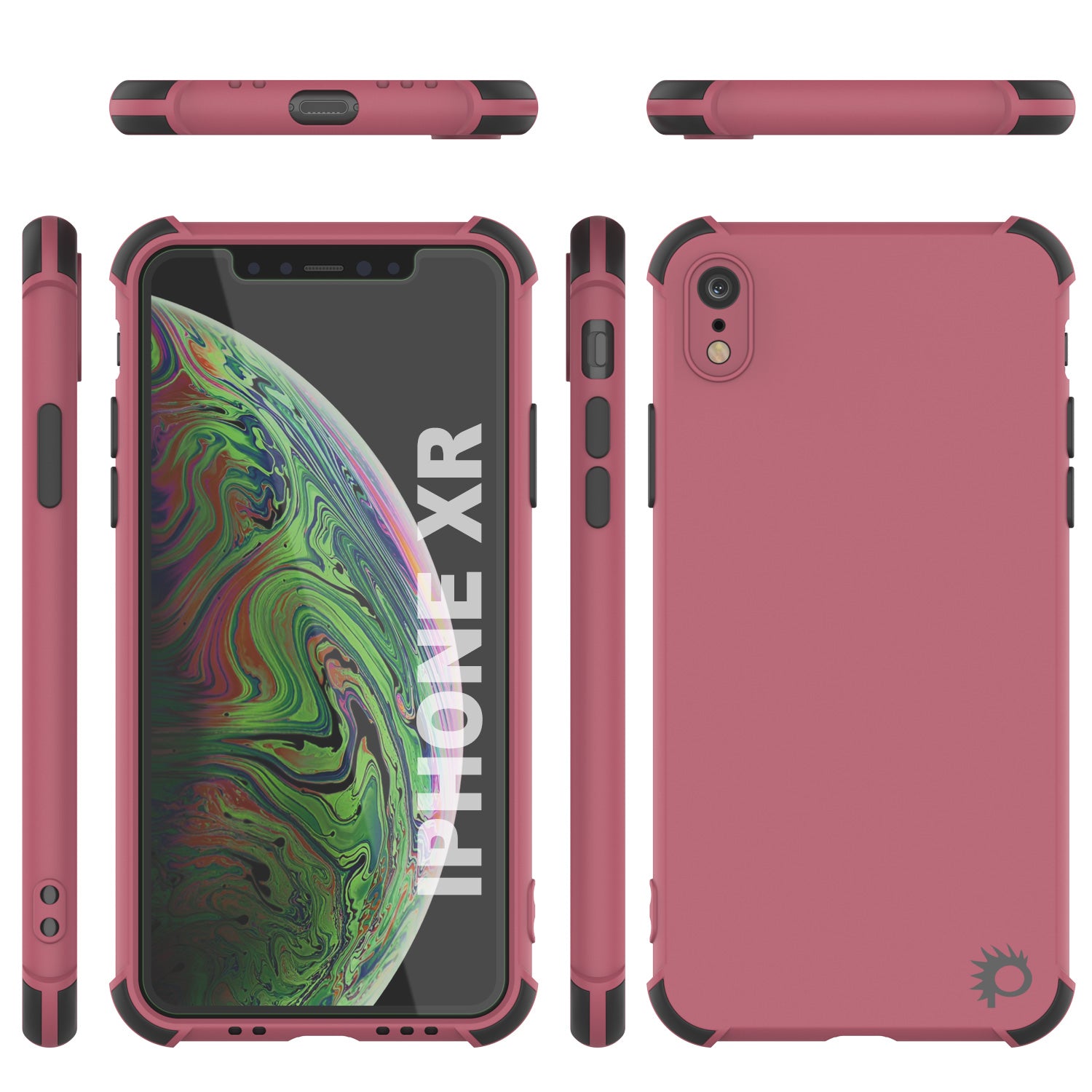 Punkcase Protective & Lightweight TPU Case [Sunshine Series] for iPhone XR [Rose]