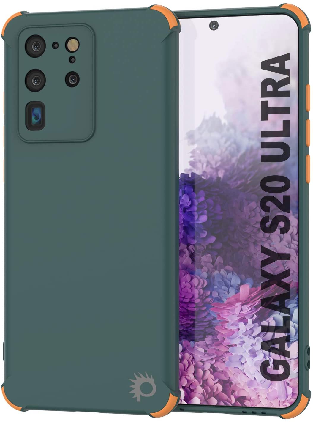 Punkcase Protective & Lightweight TPU Case [Sunshine Series] for Galaxy S20 Ultra [Dark Green]