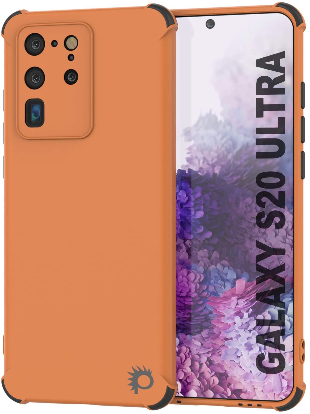 Punkcase Protective & Lightweight TPU Case [Sunshine Series] for Galaxy S20 Ultra [Orange]