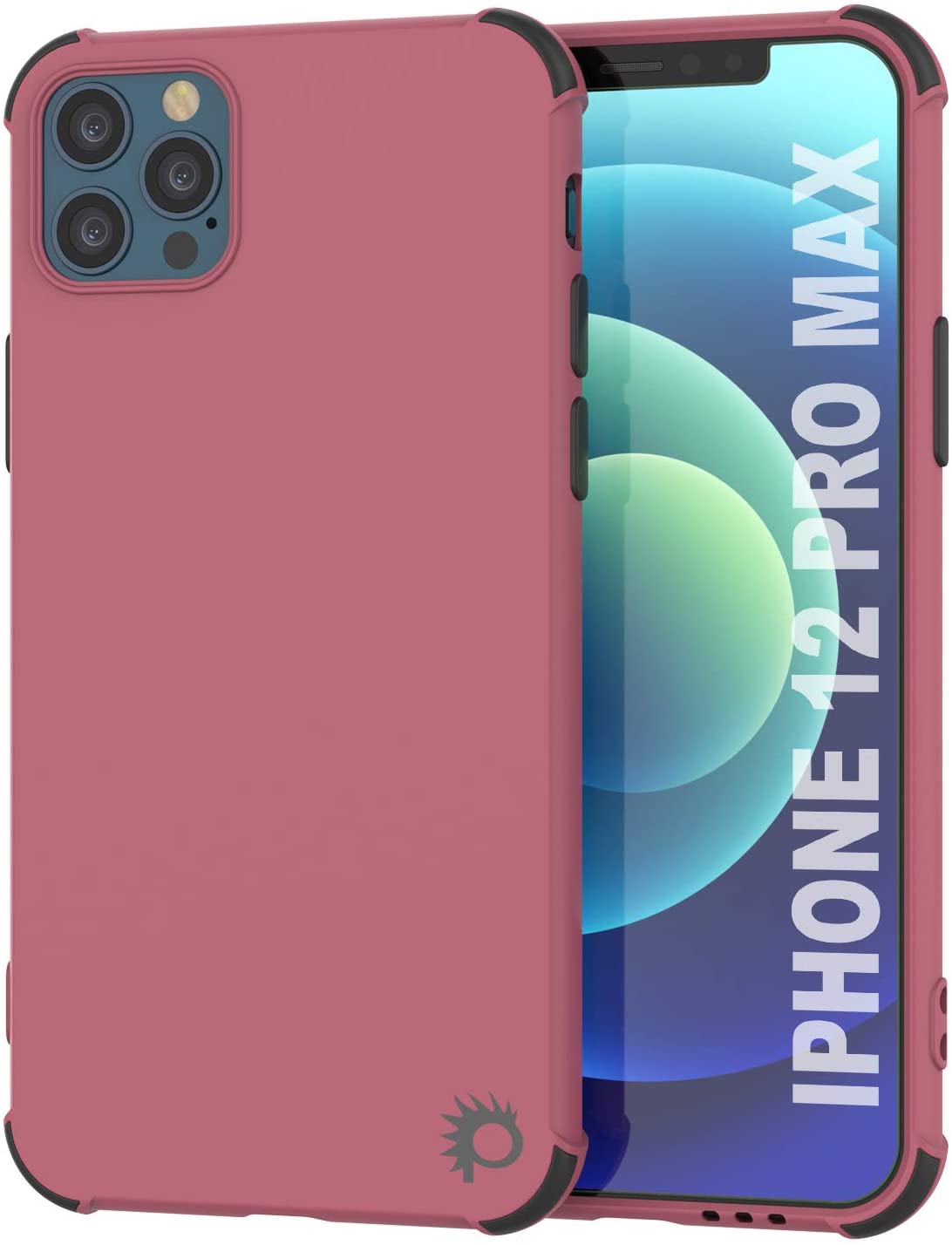 Punkcase Protective & Lightweight TPU Case [Sunshine Series] for iPhone 12 Pro Max [Rose]