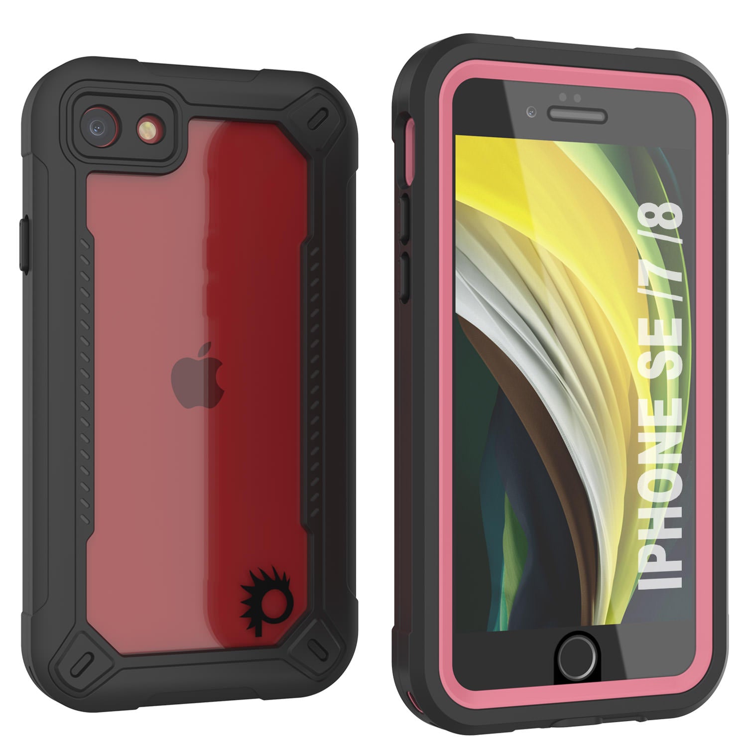 iPhone SE (4.7) Waterproof IP68 Case, Punkcase [pink] [Maximus Series –  punkcase