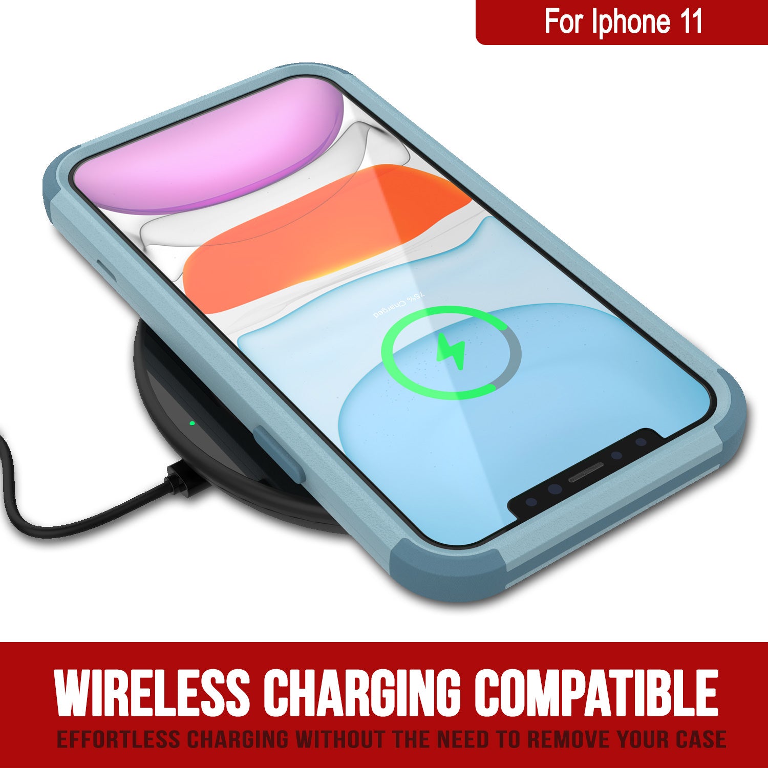 Punkcase for iPhone 11 Belt Clip Multilayer Holster Case [Patron Series] [Mint]