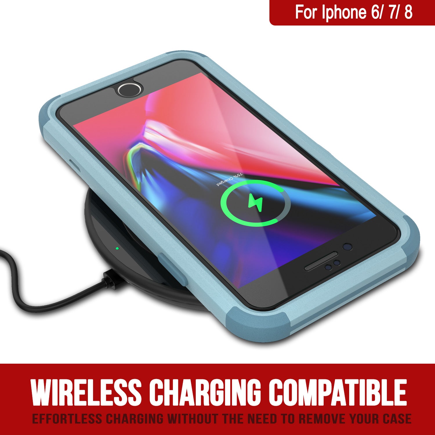 Punkcase for iPhone 6 Belt Clip Multilayer Holster Case [Patron Series] [Mint]