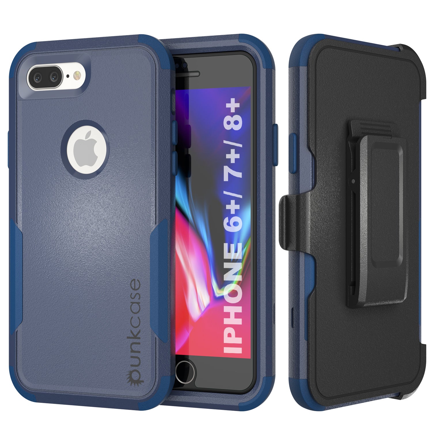 Punkcase for iPhone 7 Plus Belt Clip Multilayer Holster Case Patron punkcase