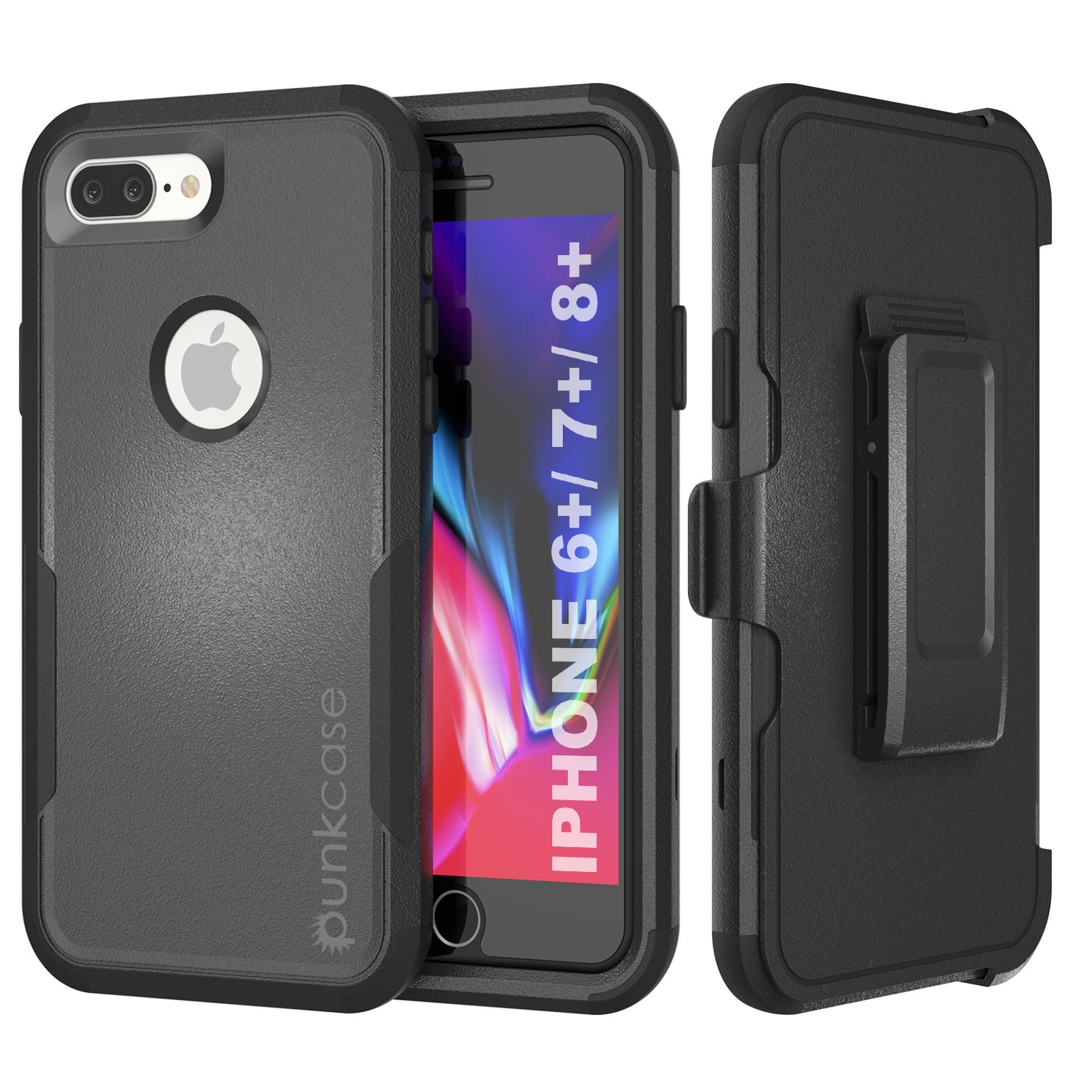 Punkcase for iPhone 7 Plus Belt Clip Multilayer Holster Case Patron punkcase