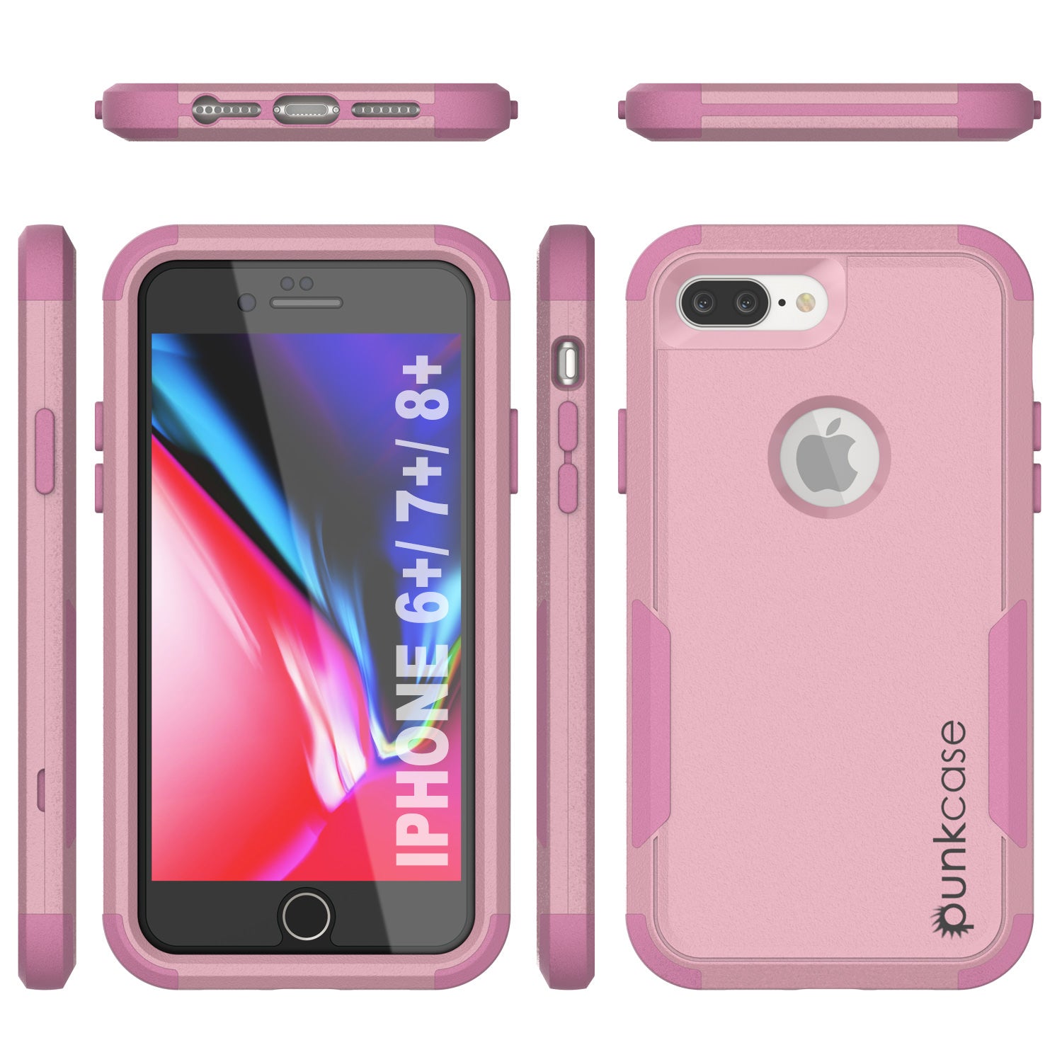 Punkcase for iPhone 8 Plus Belt Clip Multilayer Holster Case Patron punkcase
