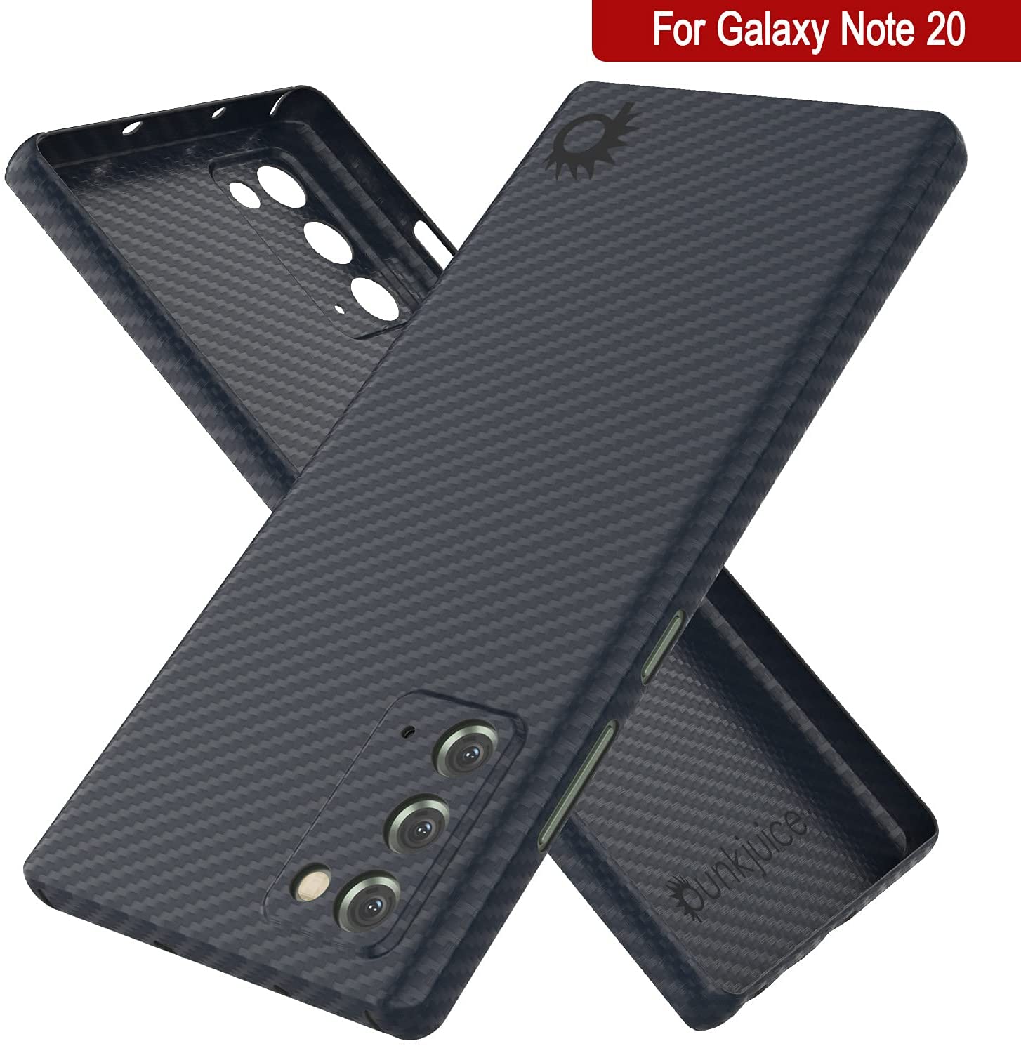 Punkcase Note 20 Carbon Fiber Case [AramidShield Series] Ultra Slim & Light Kevlar
