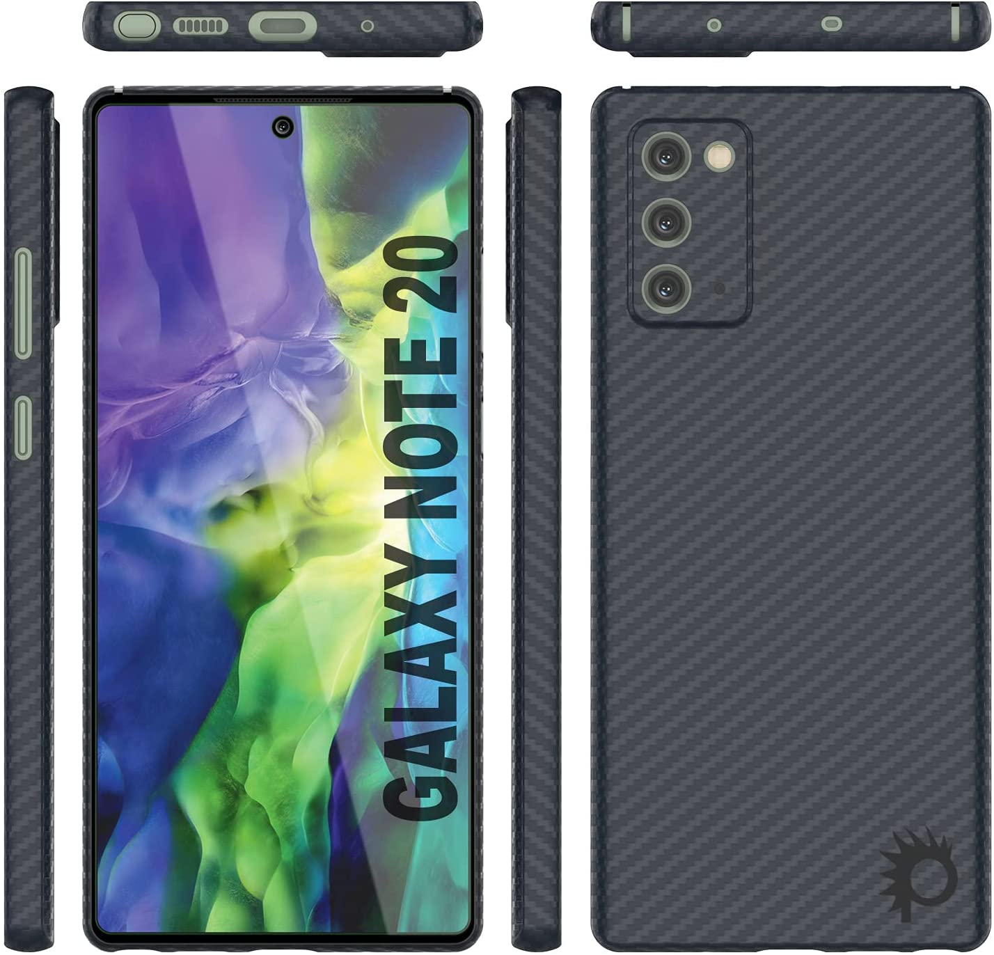 Punkcase Note 20 Carbon Fiber Case [AramidShield Series] Ultra Slim & Light Kevlar