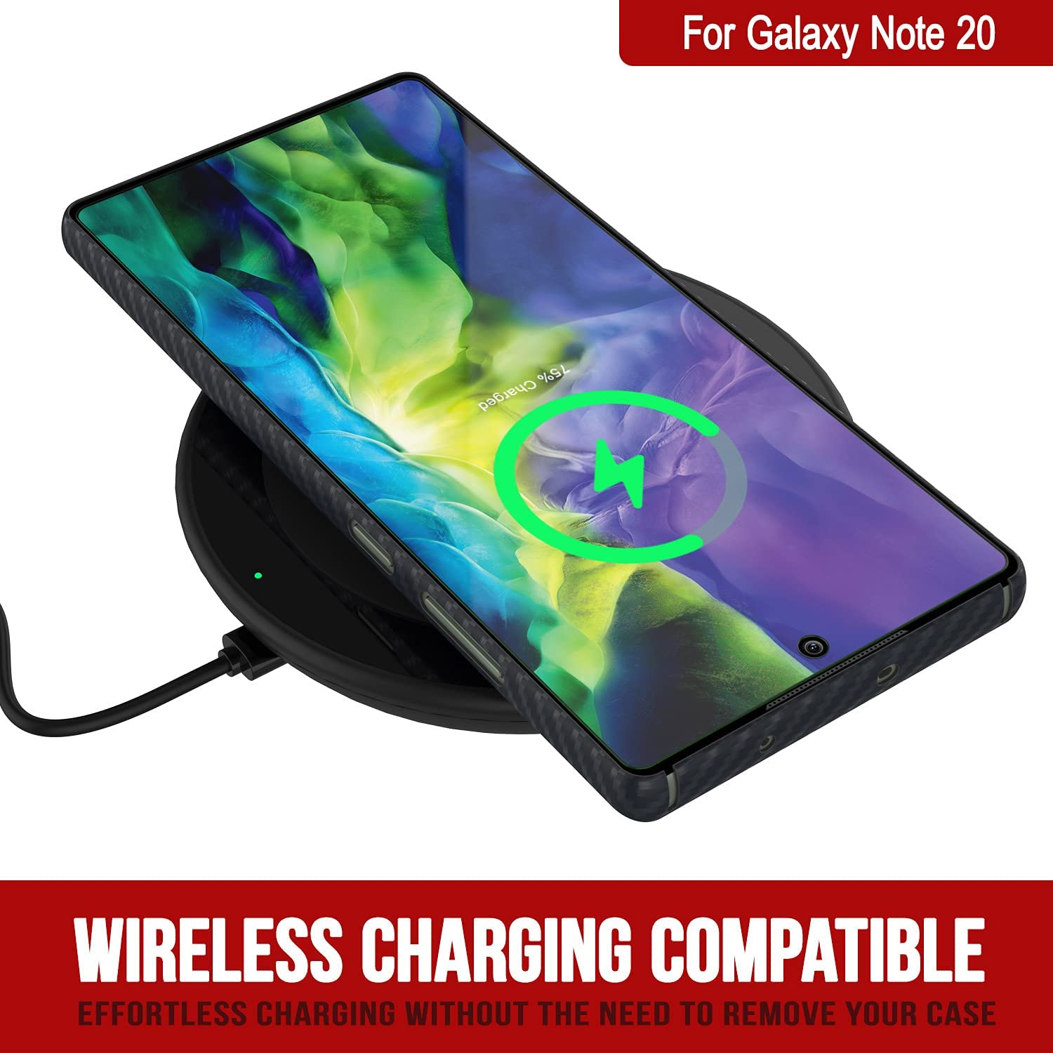 Punkcase Note 20 Carbon Fiber Case [AramidShield Series] Ultra Slim & Light Kevlar