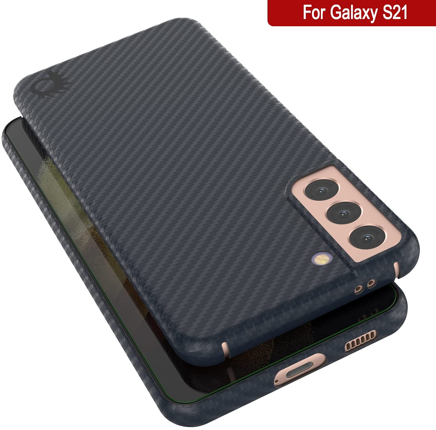 Punkcase S21 Carbon Fiber Case [AramidShield Series] Ultra Slim & Light Kevlar