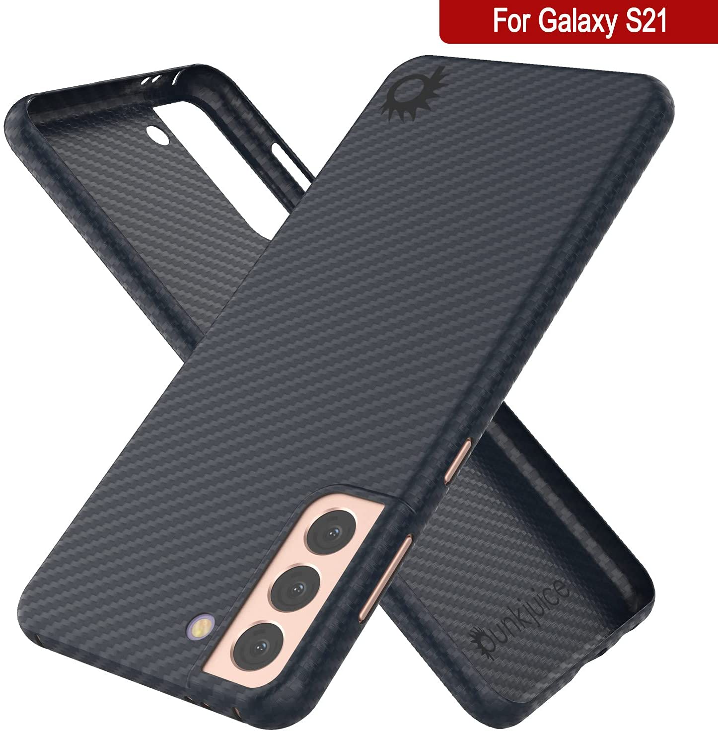Punkcase S21 Carbon Fiber Case [AramidShield Series] Ultra Slim & Light Kevlar