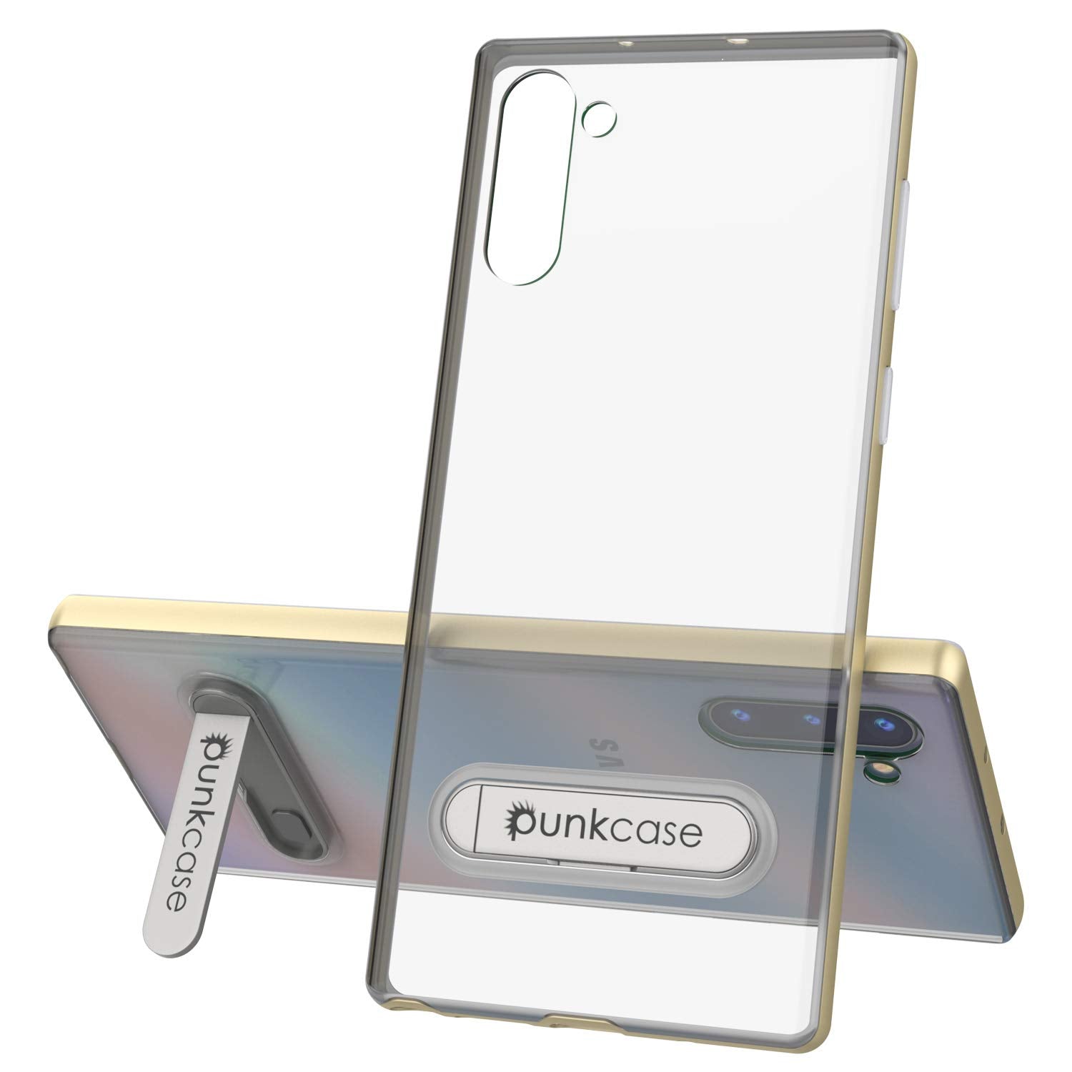 Galaxy Note 10 Lucid 3.0 PunkCase Armor Cover w/Integrated Kickstand and Screen Protector [Gold]
