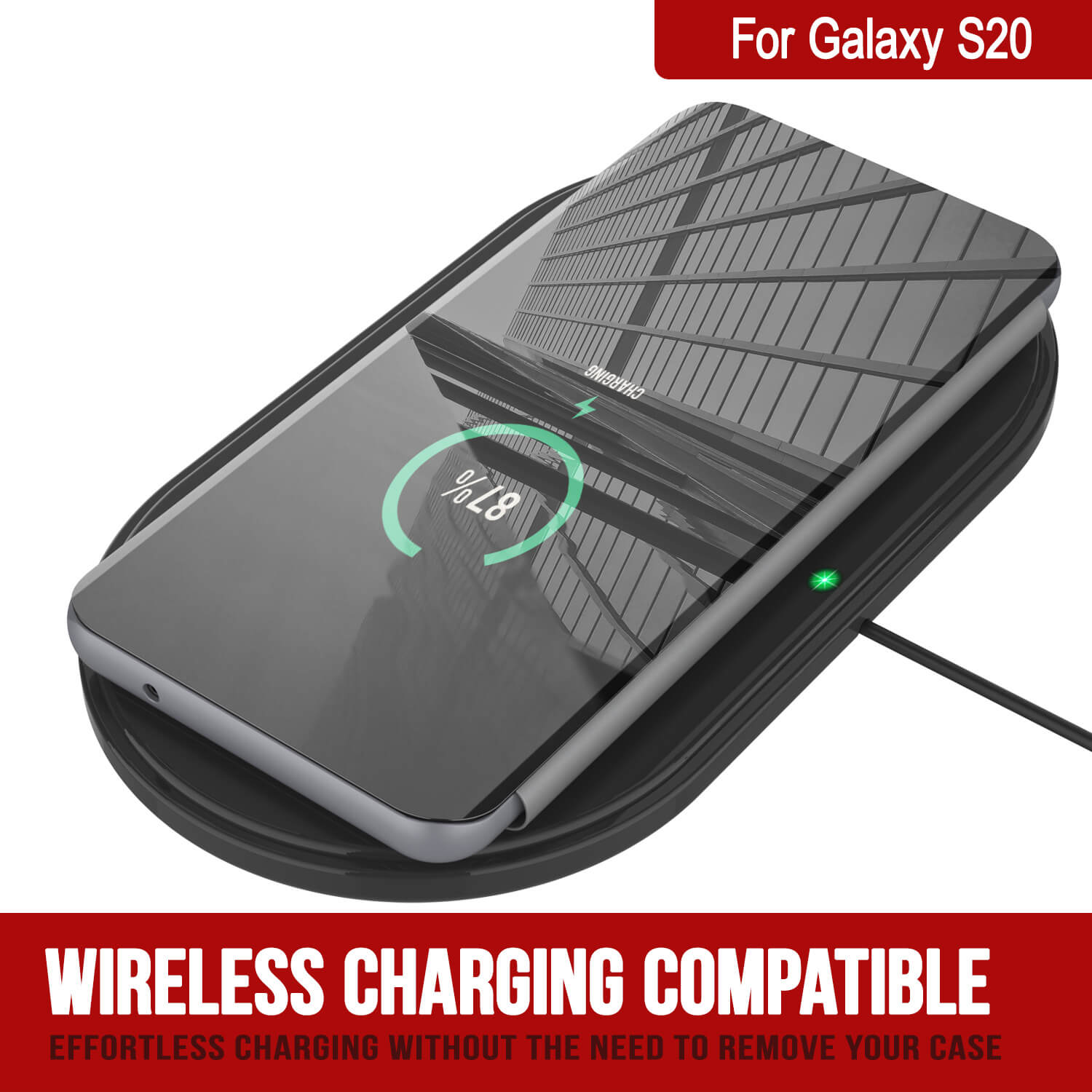 Punkcase Galaxy S20 Reflector Case Protective Flip Cover [Silver]