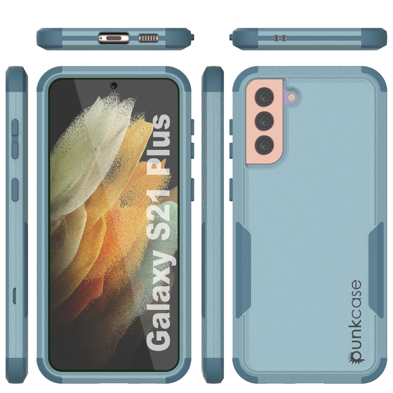 Punkcase for Galaxy S21+ Plus 5G Belt Clip Multilayer Holster Case [Patron Series] [Mint]