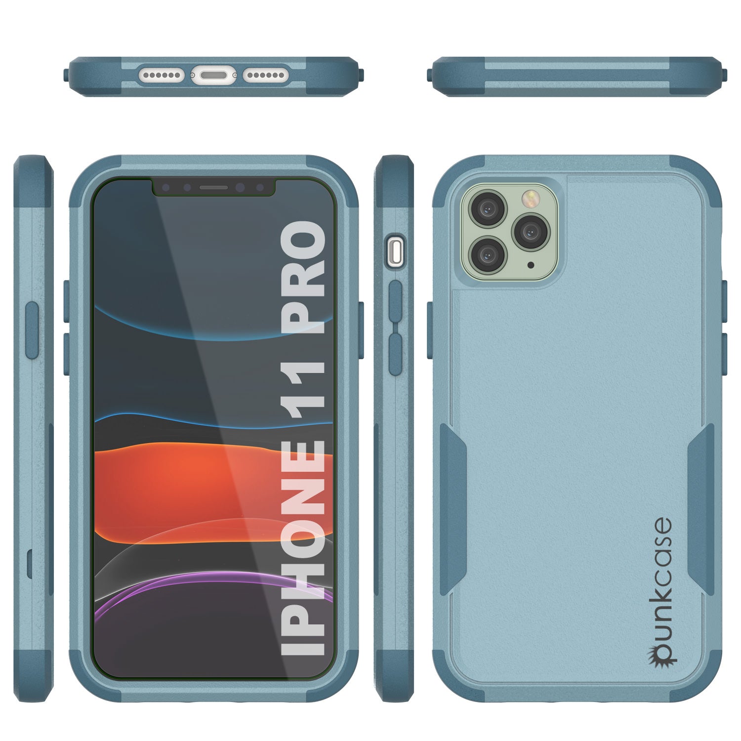 Punkcase for iPhone 11 Pro Belt Clip Multilayer Holster Case [Patron Series] [Mint]