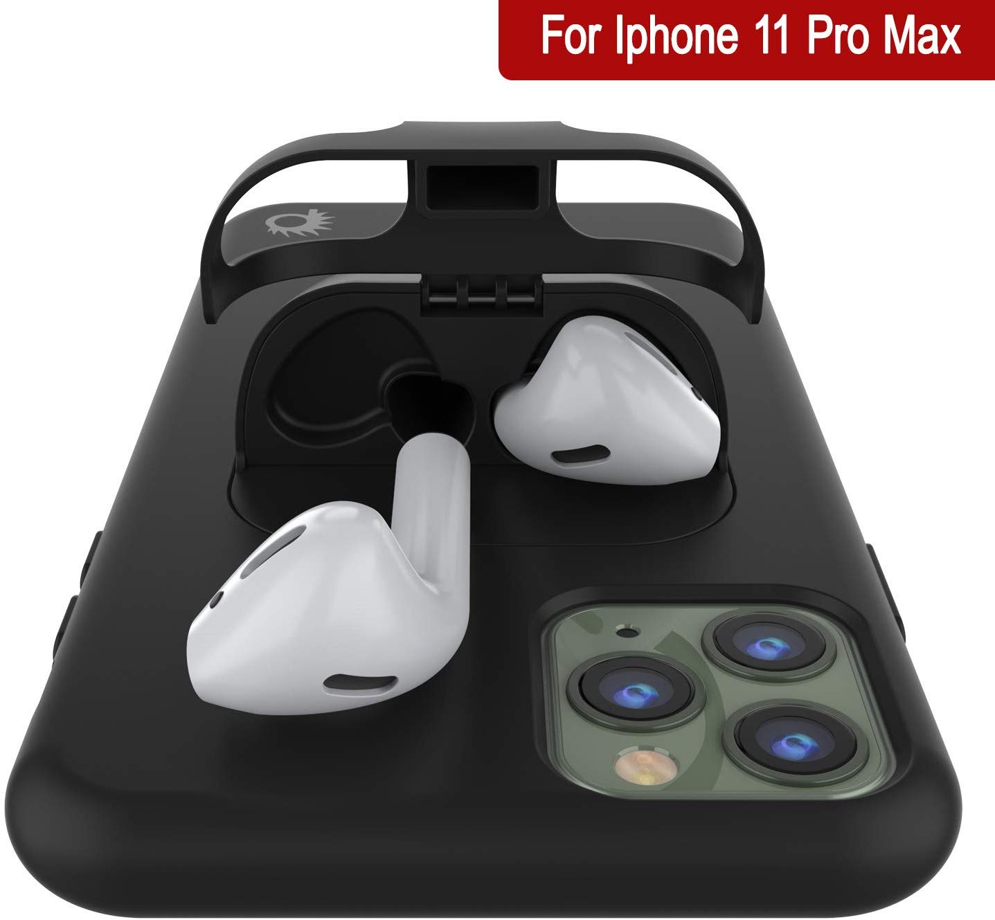 Punkcase iPhone 11 Pro Max Airpods Case Holder (CenterPods Series