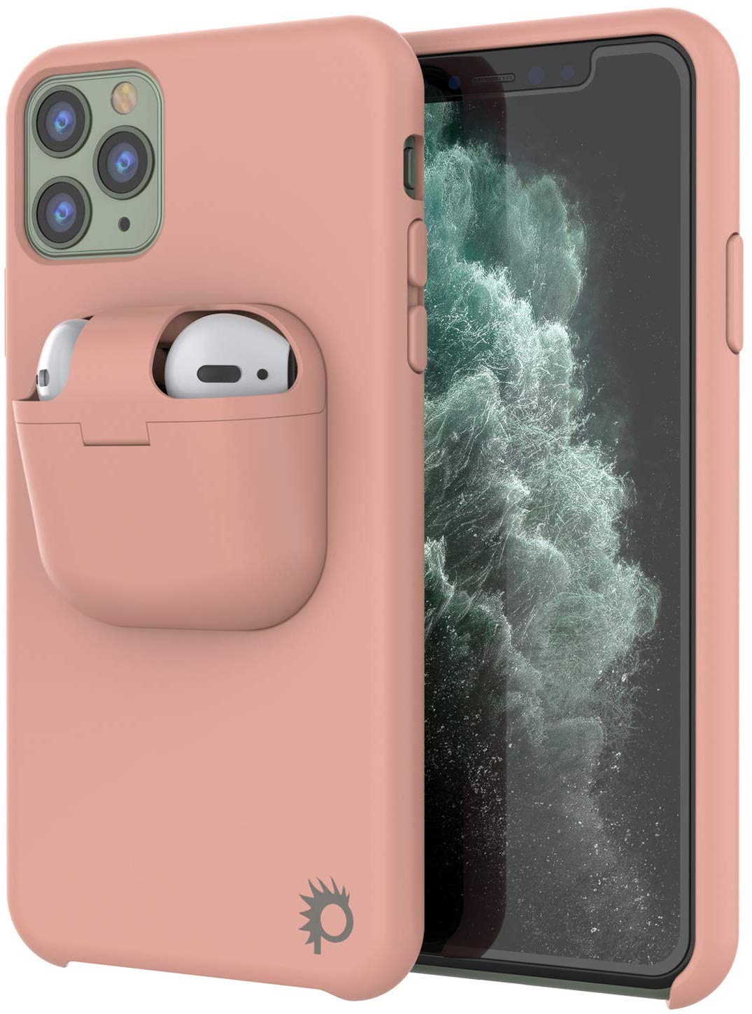 Punkcase iPhone 11 Pro Max Airpods Case Holder (CenterPods Series) | Slim & Durable 2 in 1 Cover Designed for iPhone 11 Pro Max (6.1 Punkcase iPhone 11 Pro Max Airpods Case Holder (CenterPods Series) | Slim & Durable 2 in 1 Cover Designed for iPhone 11 Pro Max (6.1