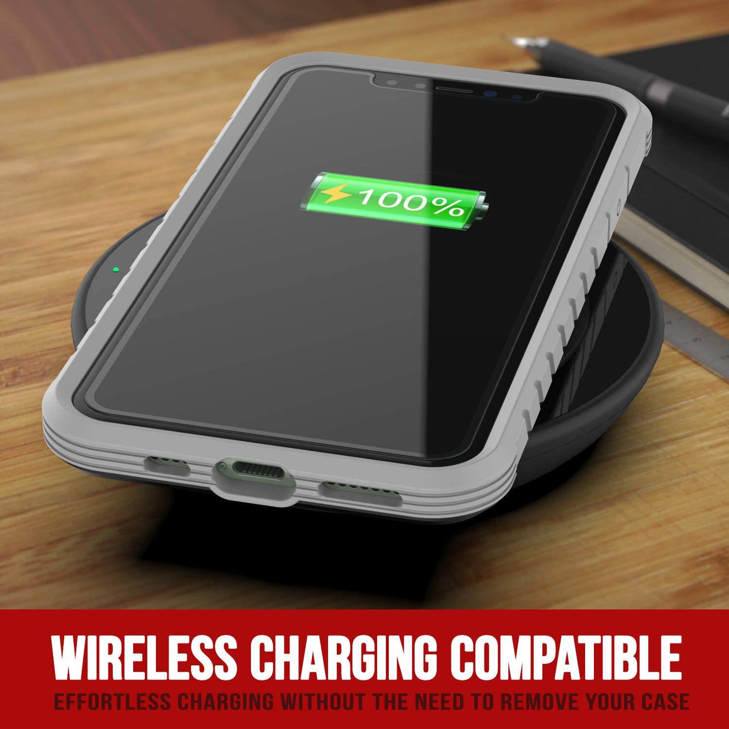 Punkcase iPhone 11 Pro Max ravenger Case Protective Military Grade Multilayer Cover [Grey]