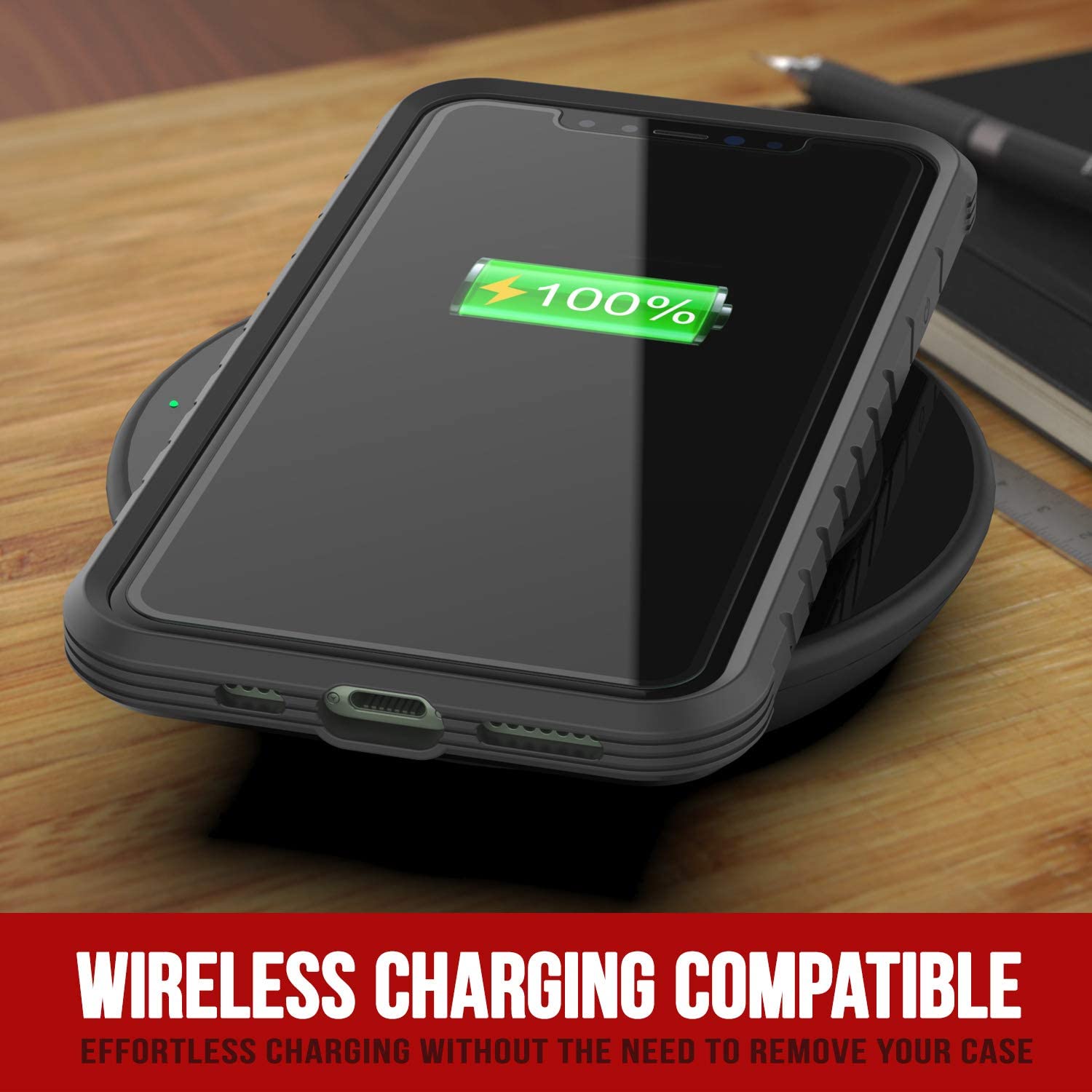 Punkcase iPhone 12 Pro Max ravenger Case Protective Military Grade Multilayer Cover [Grey-Black]