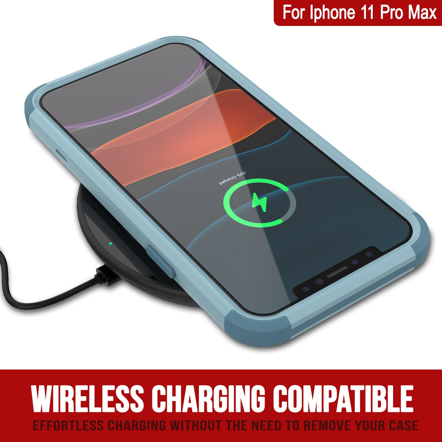 Punkcase for iPhone 11 Pro Max Belt Clip Multilayer Holster Case [Patron Series] [Mint]