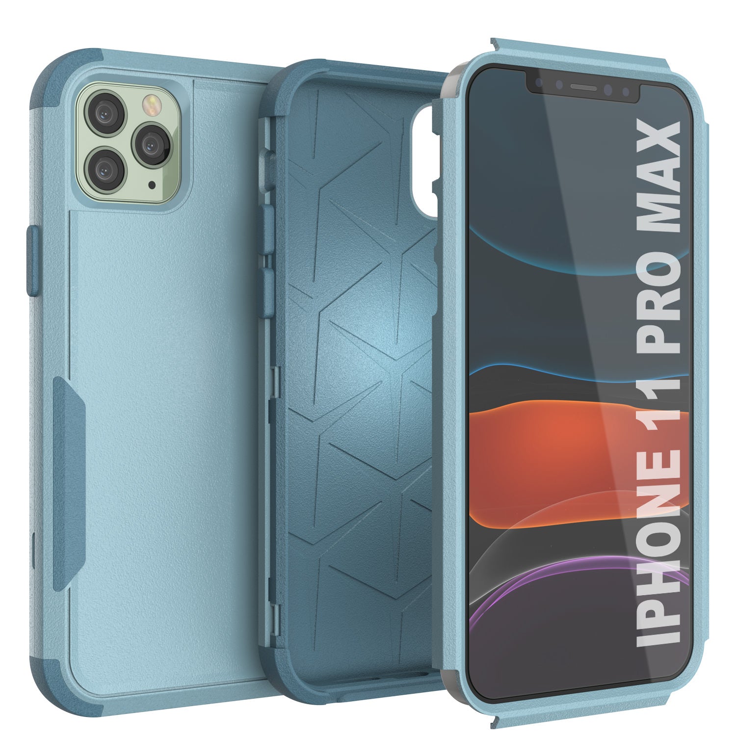 Punkcase for iPhone 11 Pro Max Belt Clip Multilayer Holster Case [Patron Series] [Mint]