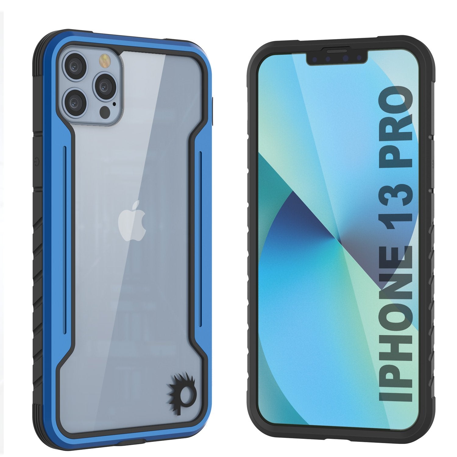 Punkcase iPhone 14 Pro Ravenger MAG Defense Case Protective Military Grade Multilayer Cover [Navy Blue]