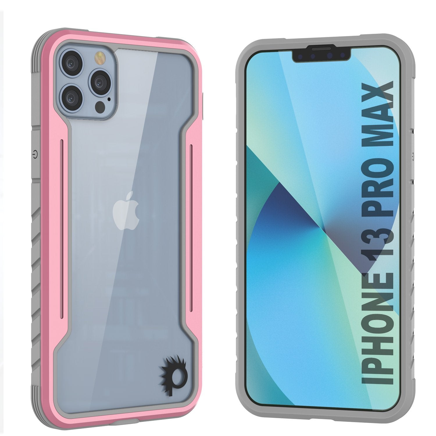 Punkcase iPhone 14 Pro Max Ravenger MAG Defense Case Protective Military Grade Multilayer Cover [Rose-Gold]