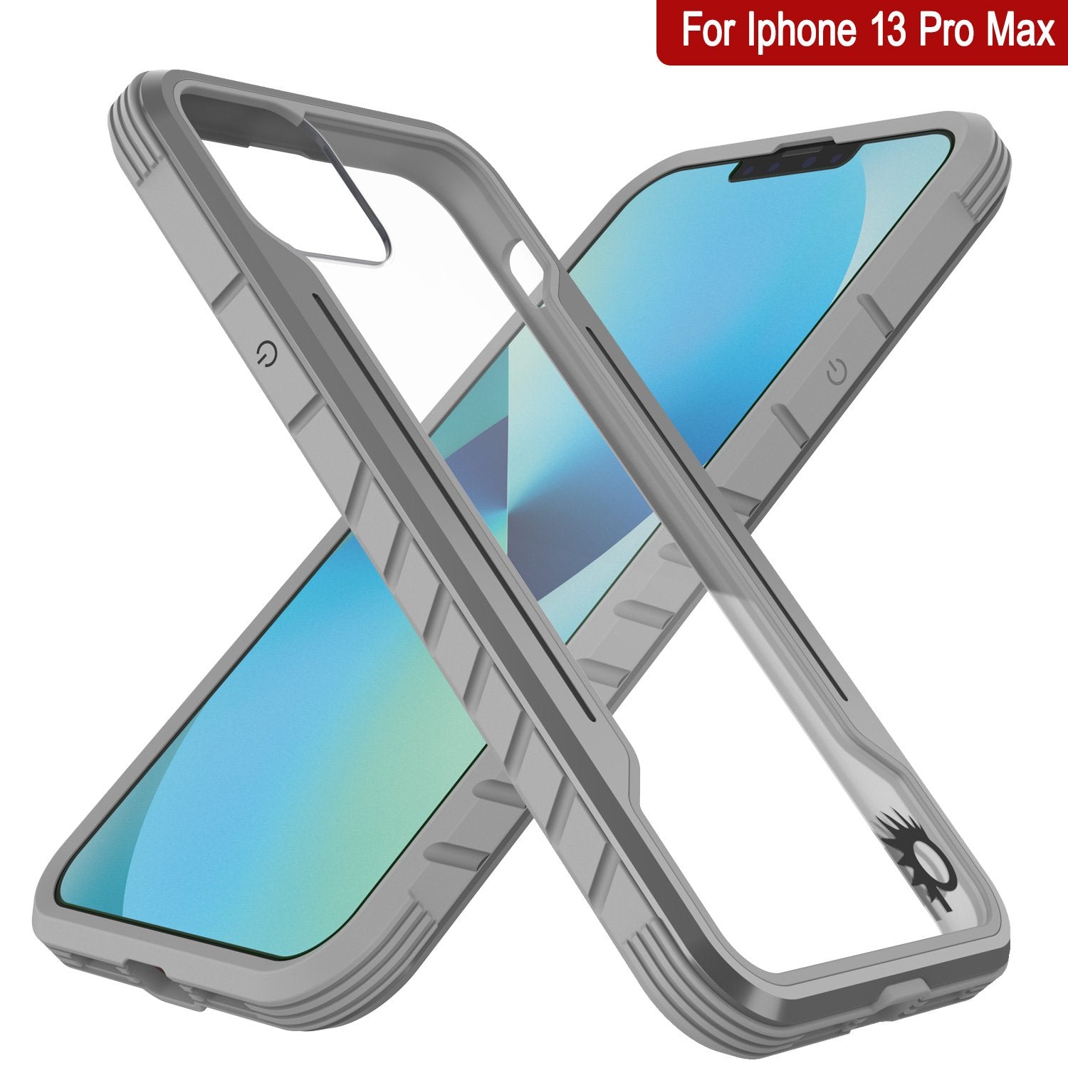 Punkcase iPhone 14 Pro Max Ravenger MAG Defense Case Protective Military Grade Multilayer Cover [Grey]
