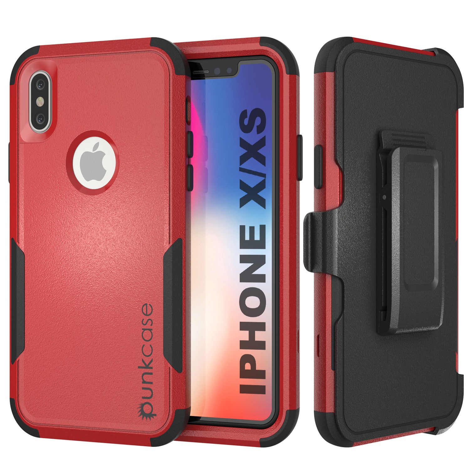 Punkcase for iPhone XS Belt Clip Multilayer Holster Case [Patron