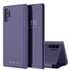 Punkcase Galaxy Note 20 Ultra Reflector Case Protective Flip Cover [Purple]