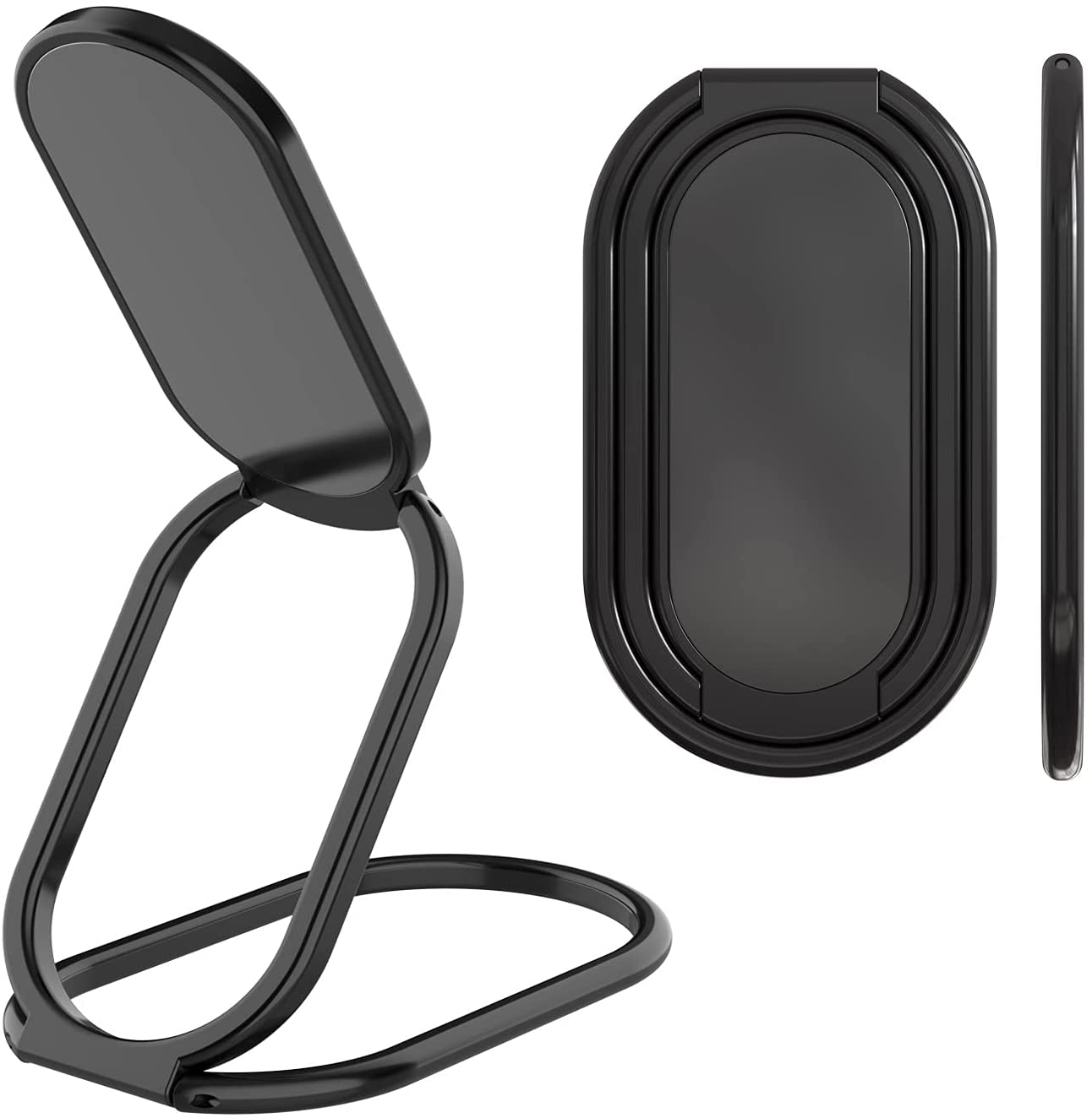 Punkcase Quadzilla Cell Phone Ring Holder [Black]