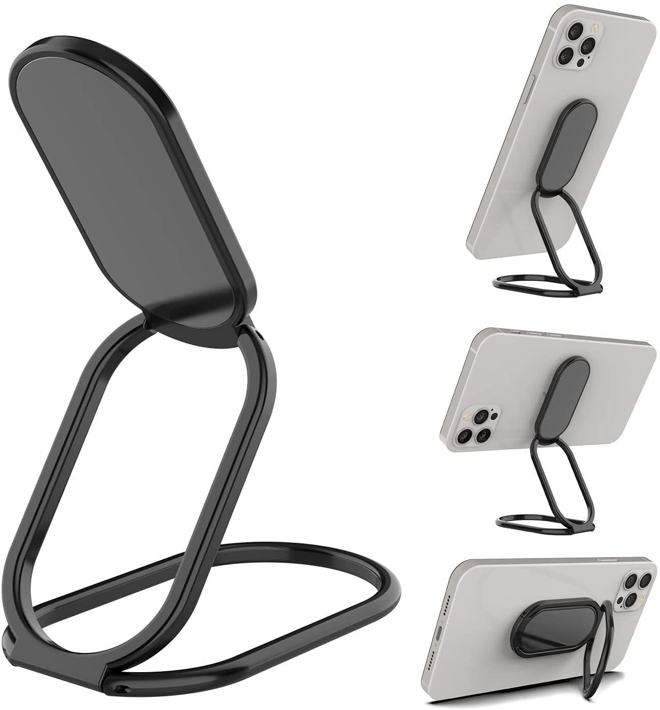 Punkcase Quadzilla Cell Phone Ring Holder [Black]