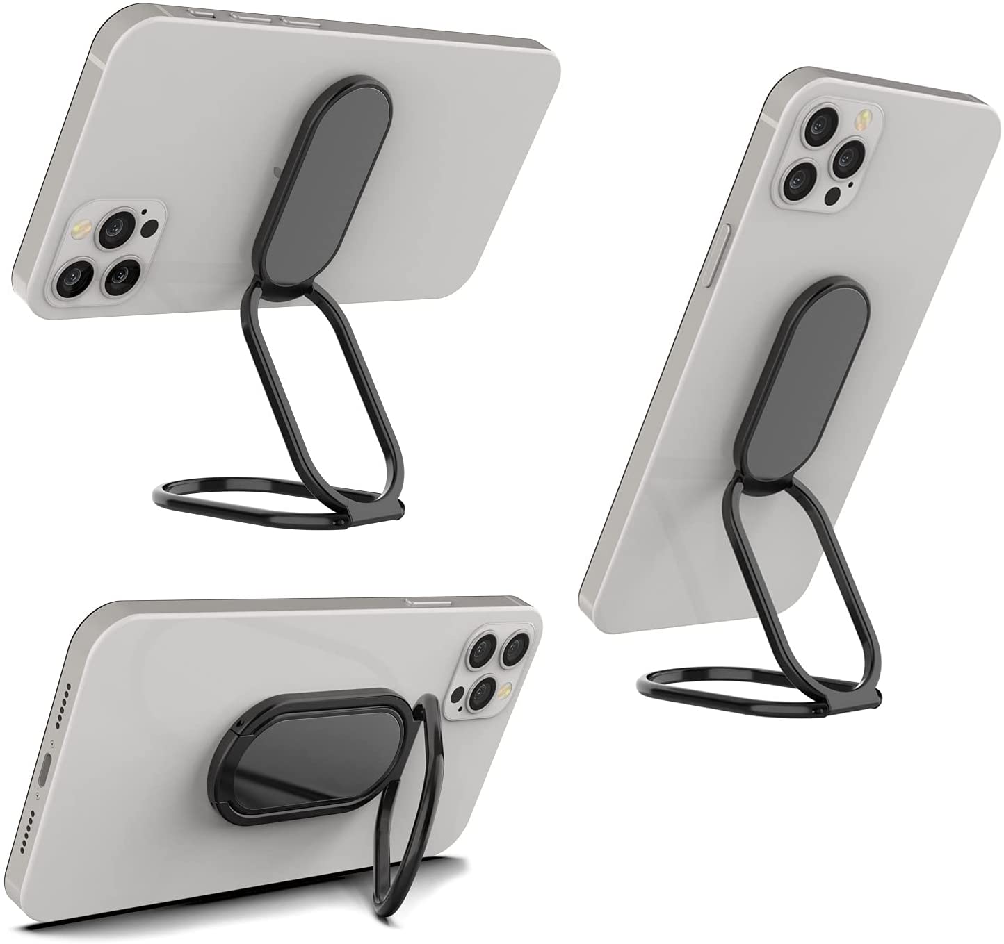 Punkcase Quadzilla Cell Phone Ring Holder [Black]