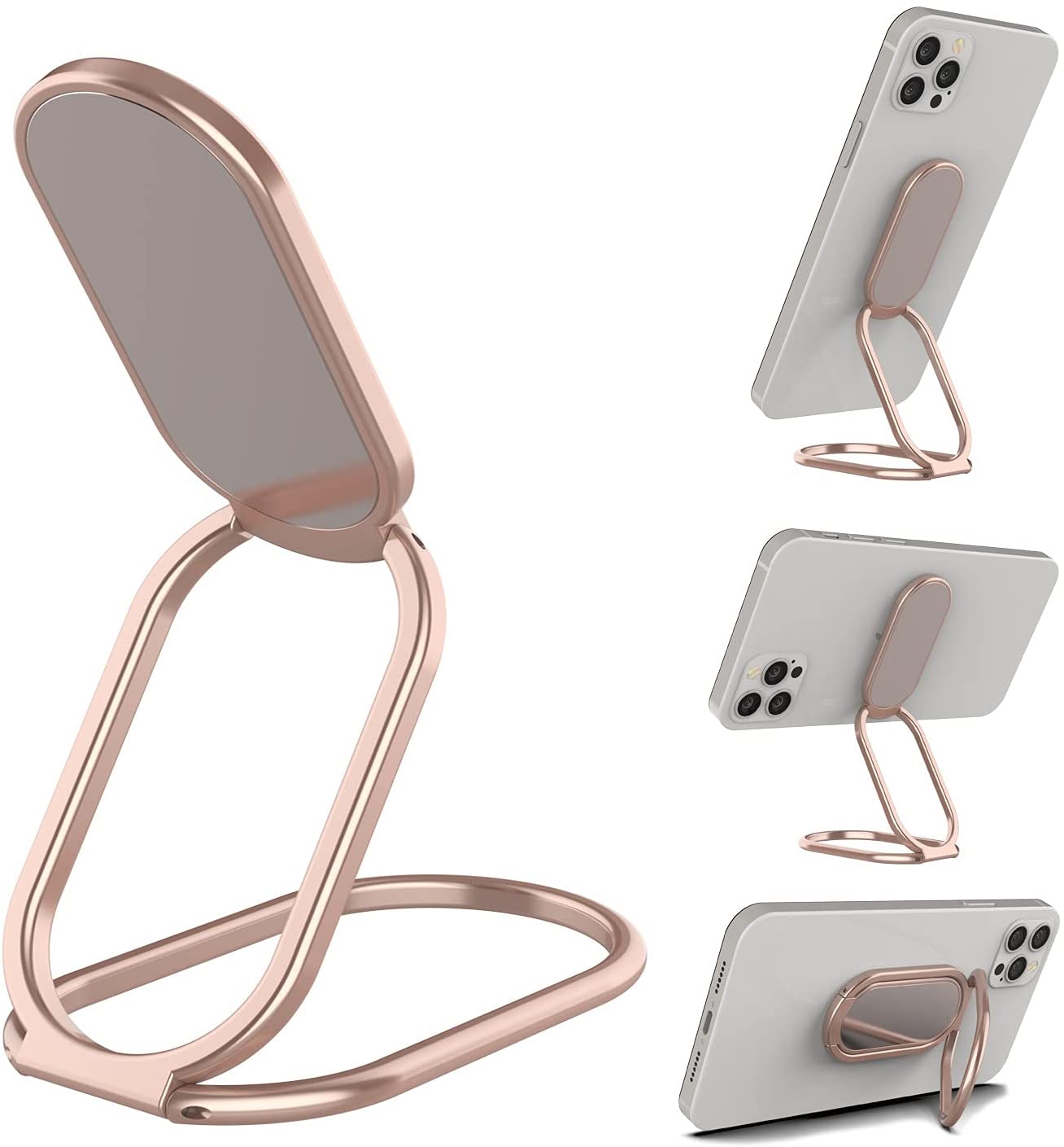 Punkcase Quadzilla Cell Phone Ring Holder [Rose-Gold]