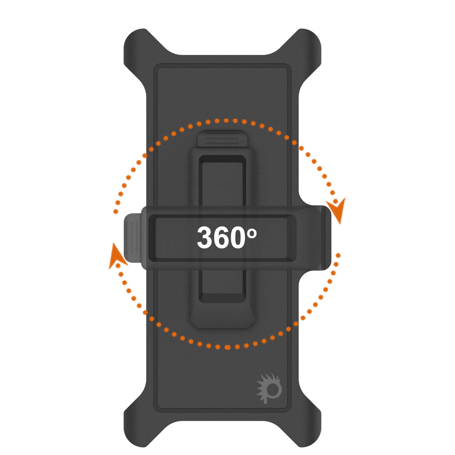 Punkcase Replacement Belt Holster Clip for Samsung Galaxy S10+ Plus Otterbox Defender Case - Strong, Durable & Secure [Black]