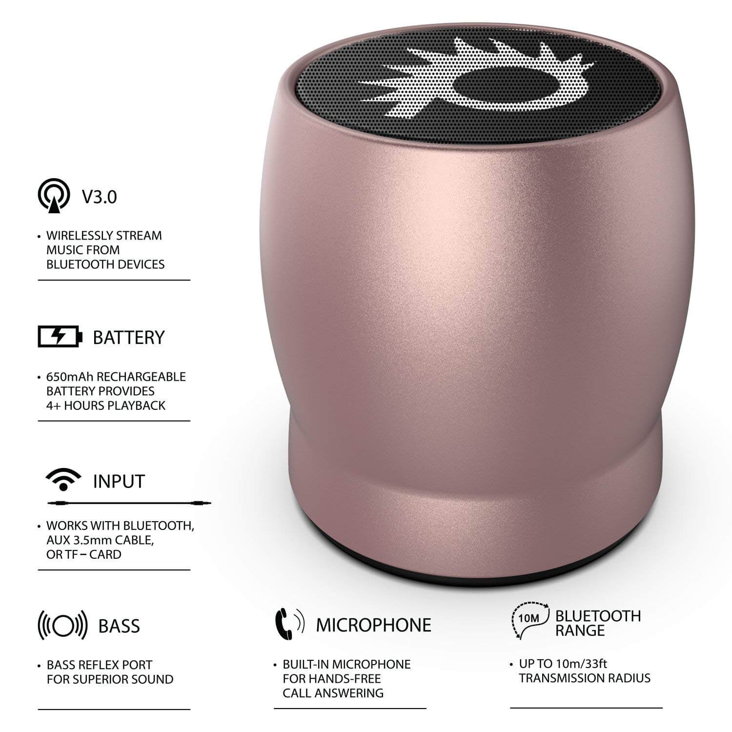 Bluetooth speaker with hotsell microphone for iphone