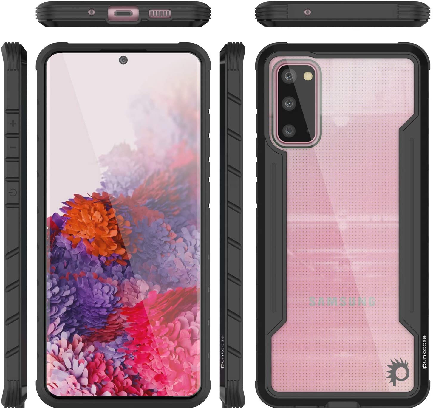 Punkcase S20 ravenger Case Protective Military Grade Multilayer Cover [Black]