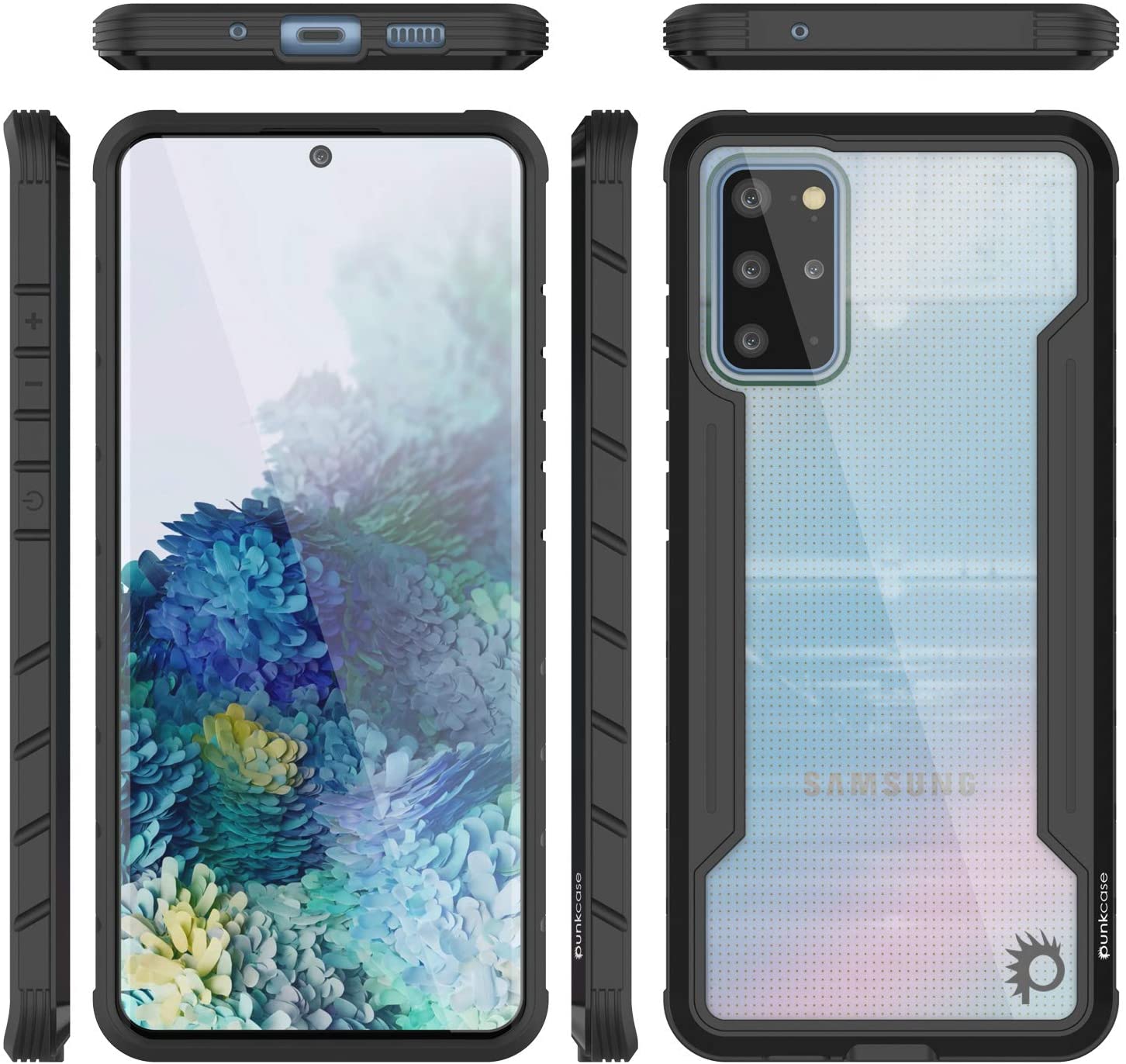 Punkcase S20+ Plus ravenger Case Protective Military Grade Multilayer Cover [Black]