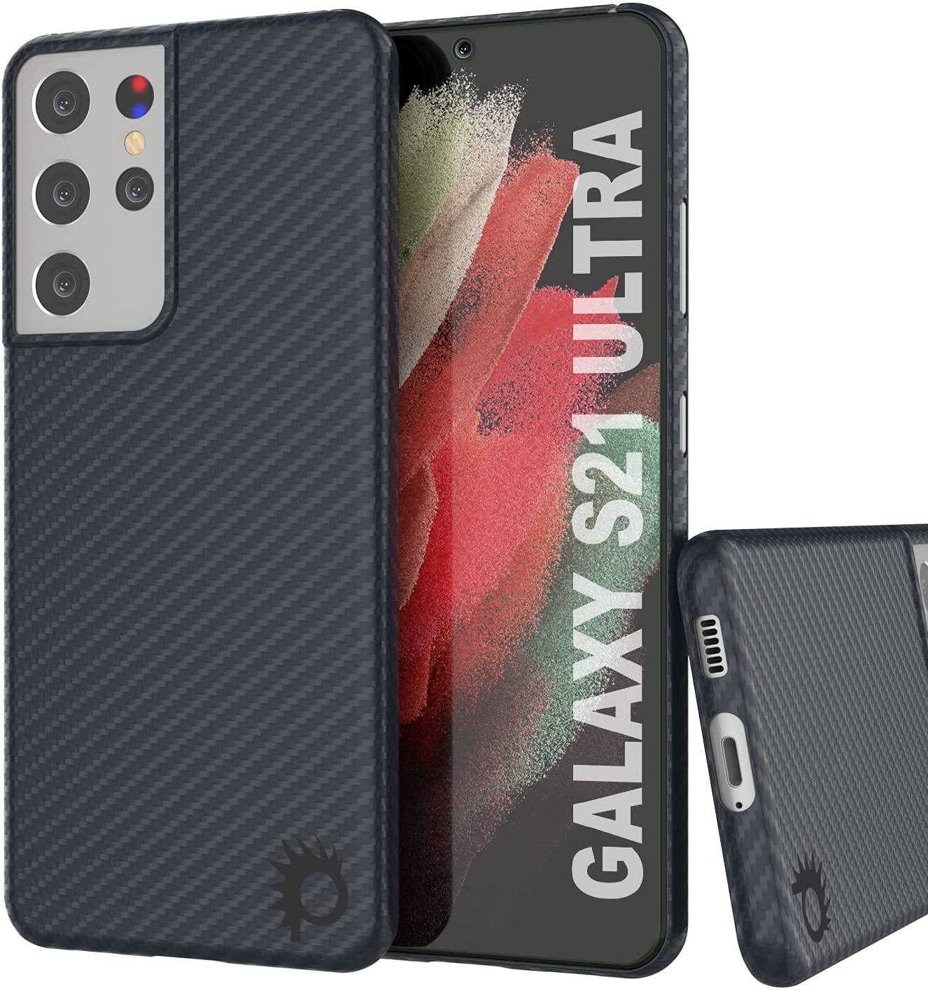 Punkcase S21 Ultra Carbon Fiber Case [AramidShield Series] Ultra Slim & Light Kevlar