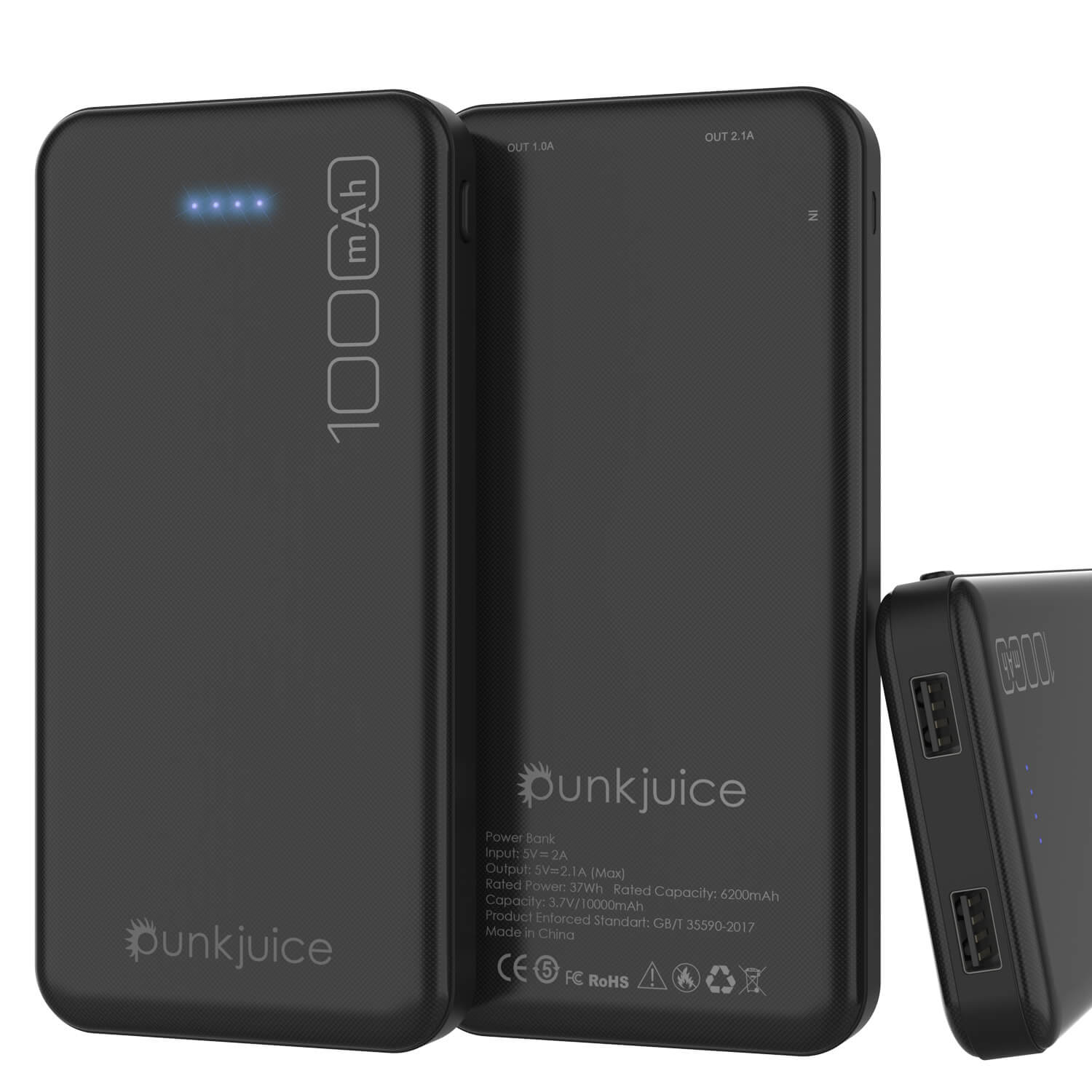 PunkCase PowerBank 10000mah Battery Pack for Samsung & iPhone (Fold/Flip/S26/S25/S24/23/22/21/20) & 15/14/13/12/11/X & all Wireless Supported + iPad's PunkCase PowerBank 10000mah Battery Pack for Samsung & iPhone (Fold/Flip/S26/S25/S24/23/22/21/20) & 15/14/13/12/11/X & all Wireless Supported + iPad's