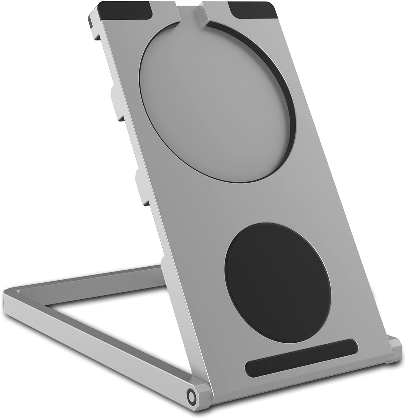 Punkcase Universal Magnetic Wireless Desk Charger Stand [Silver]