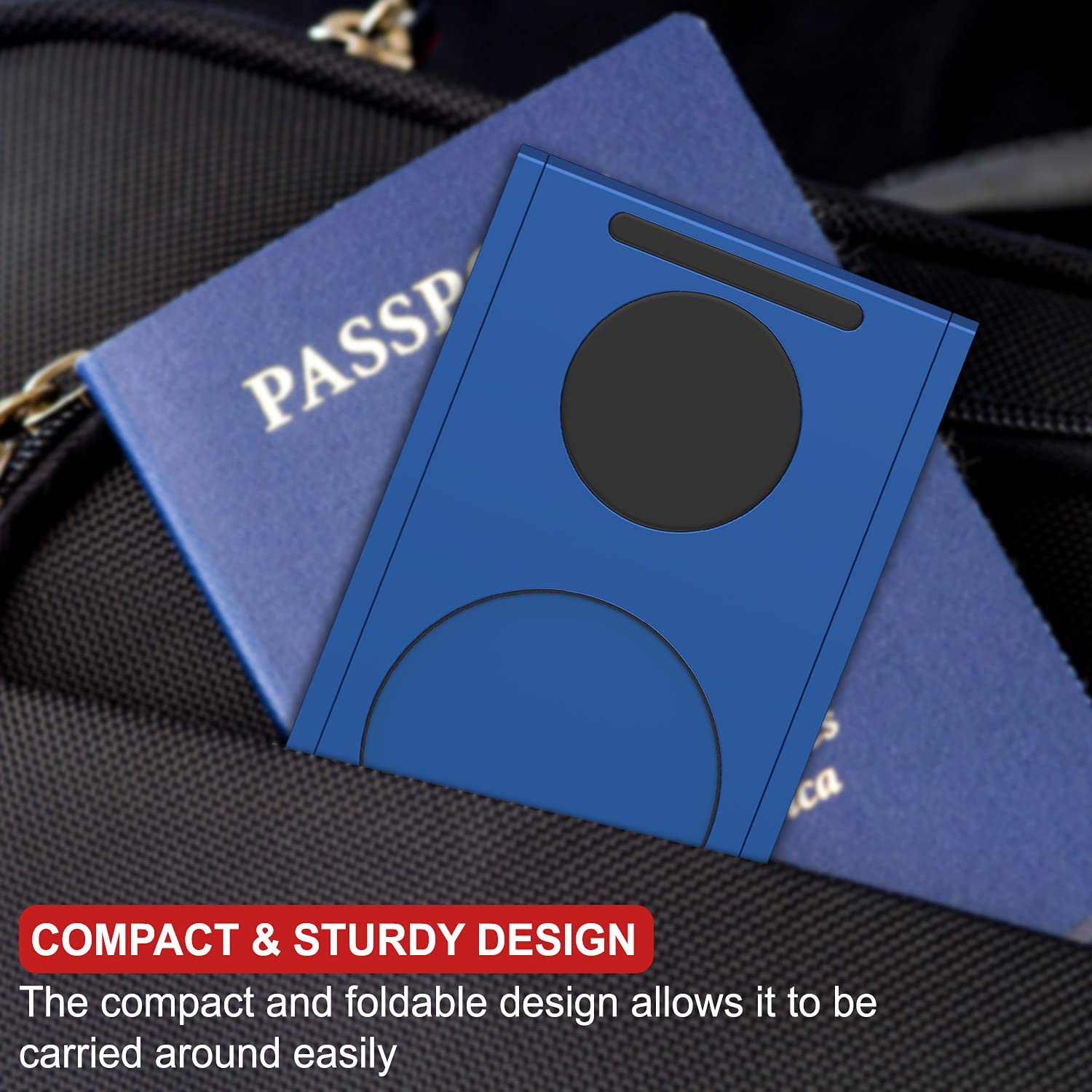 Punkcase Universal Magnetic Wireless Desk Charger Stand [Blue]