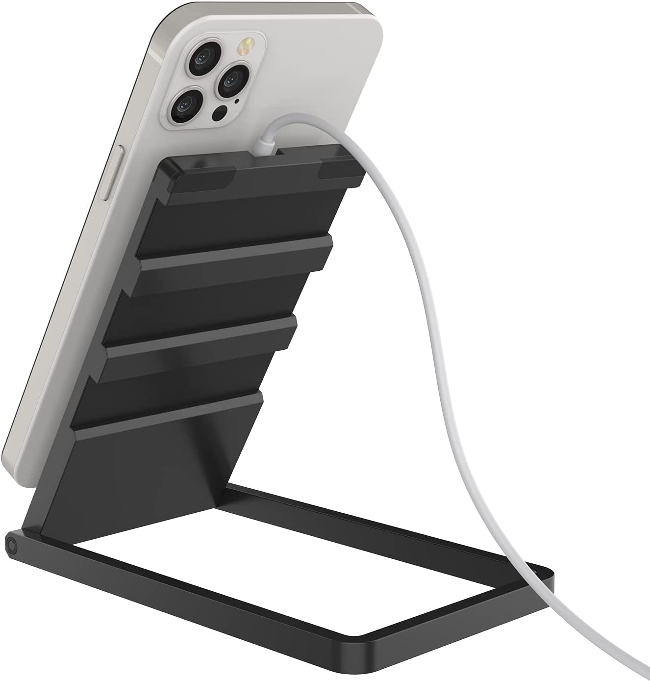 Punkcase Universal Magnetic Wireless Desk Charger Stand [Black]